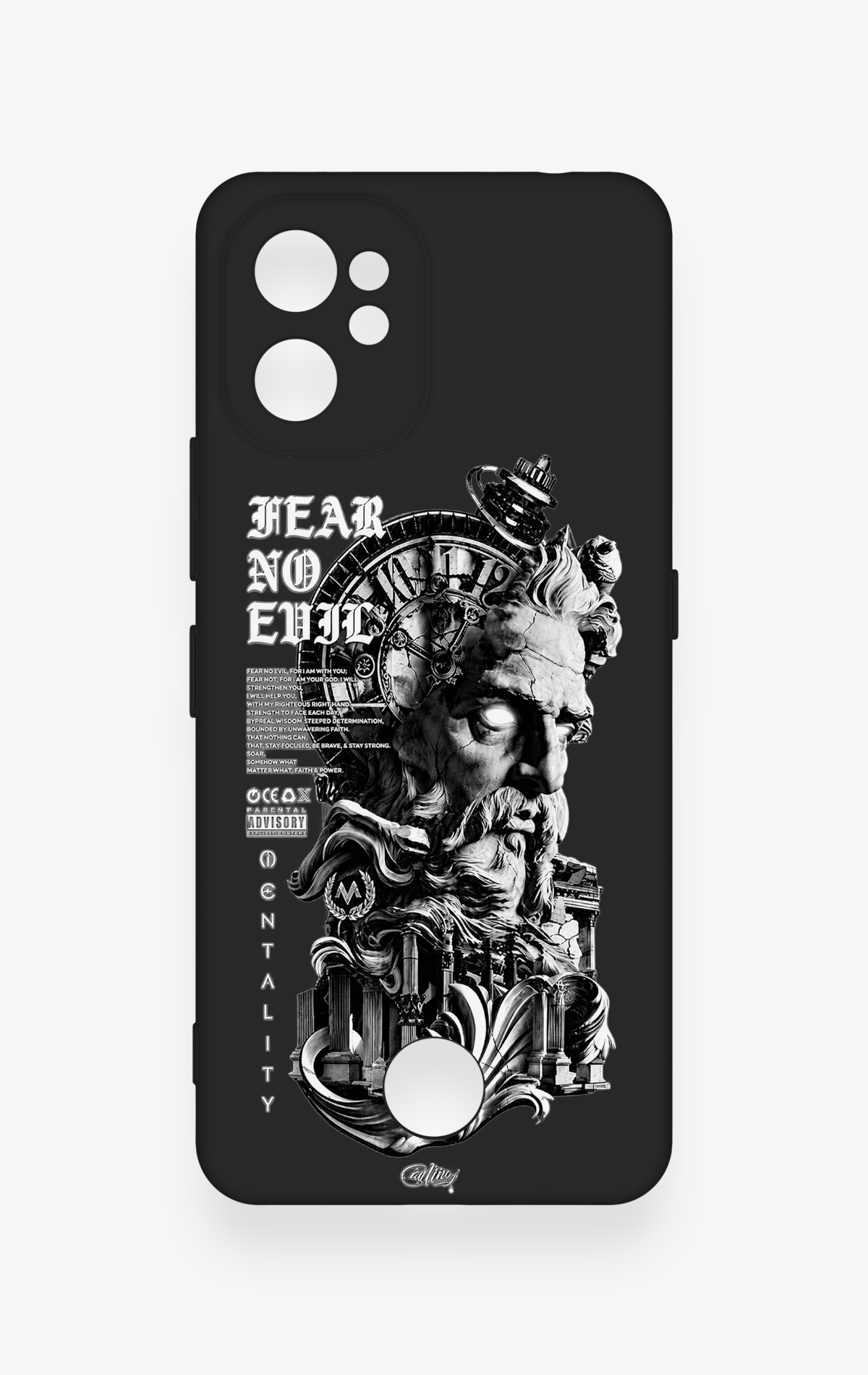 Reeder S19 Max Pro Uyumlu Fear No Evil Desenli Silikon Kılıf
