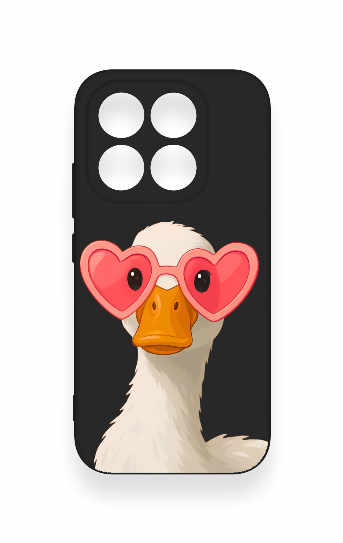Xiaomi Mi 17 5G Uyumlu Aşık Ördek Desenli Silikon Kılıf
