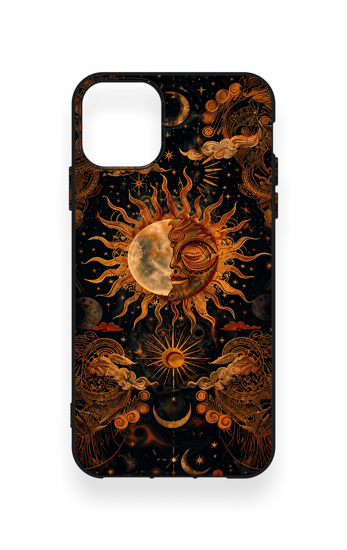 iPhone 11 Pro Max Uyumlu Mistik Güneş Desenli Silikon Kılıf
