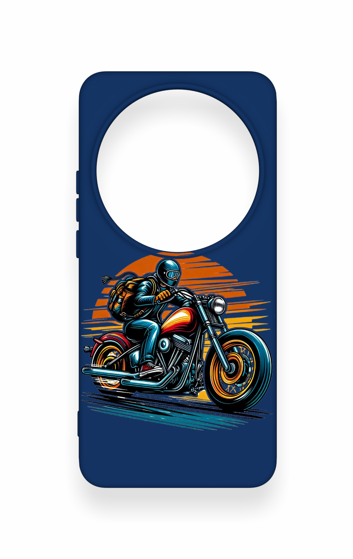 Xiomi Mi 15 Ultra Uyumlu Moto Rider Desenli Silikon Kılıf