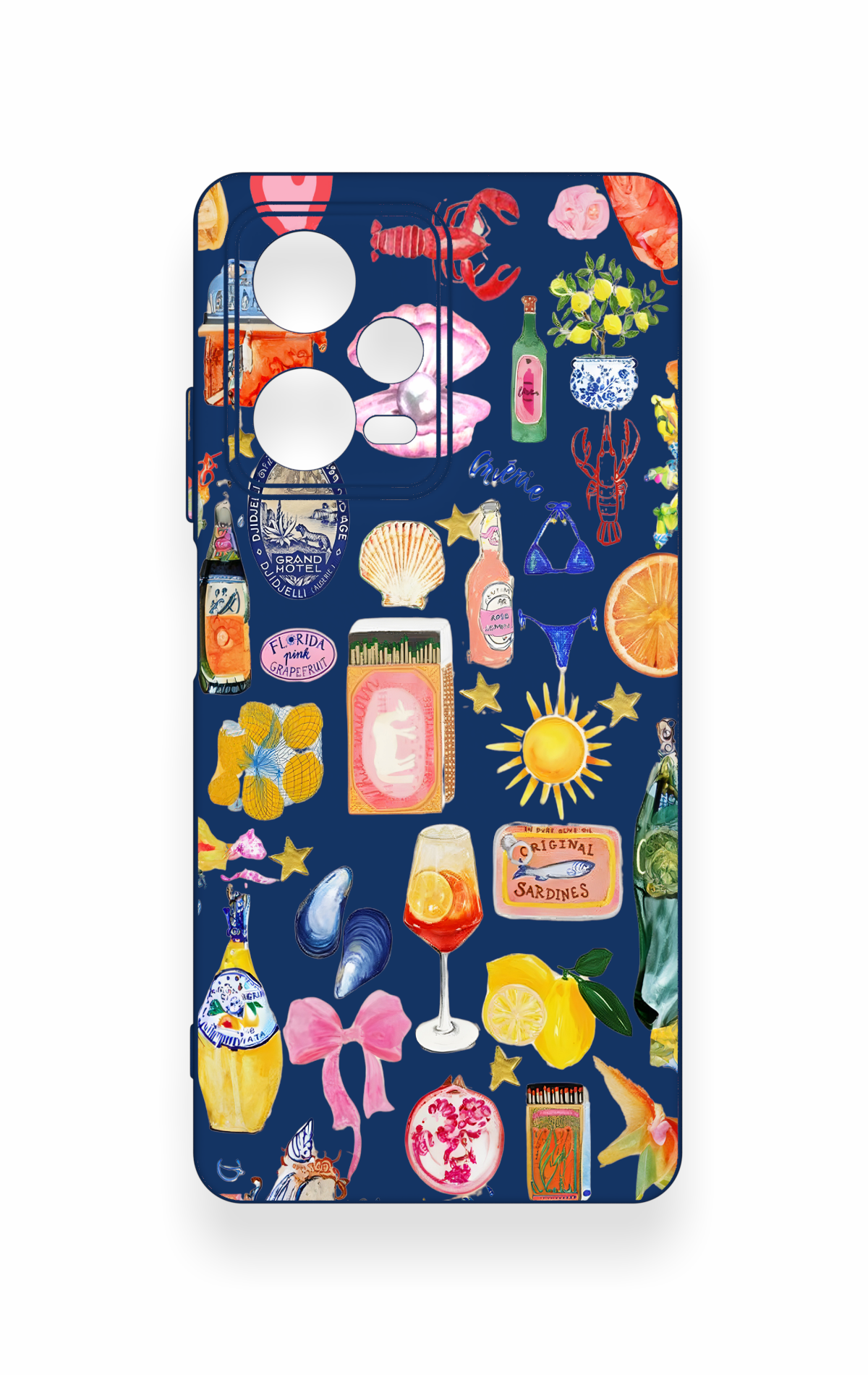 Redmi Note 12 Pro 5G Uyumlu Summer Desenli Silikon Kılıf