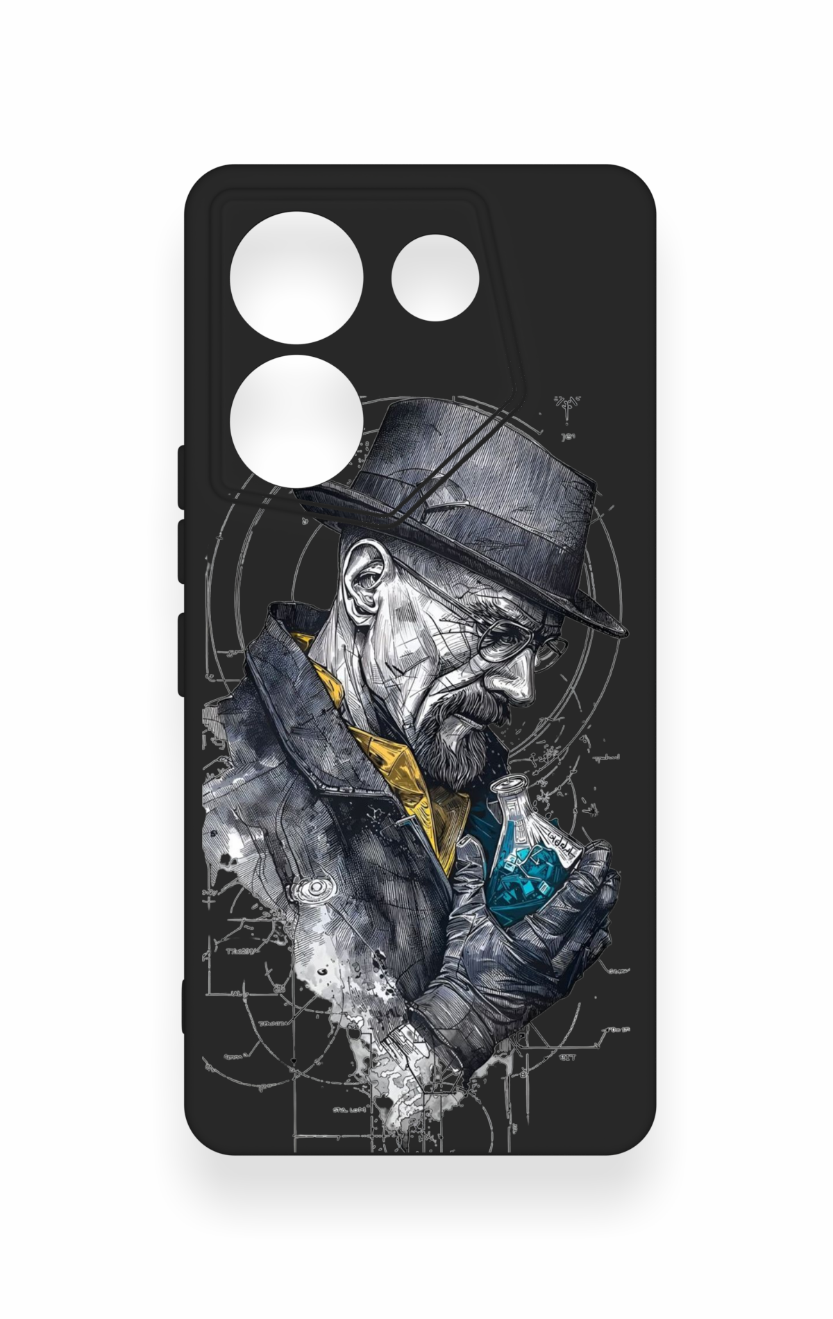 Tecno Caman 20 Pro 5G Uyumlu Walter White Desenli Silikon Kılıf