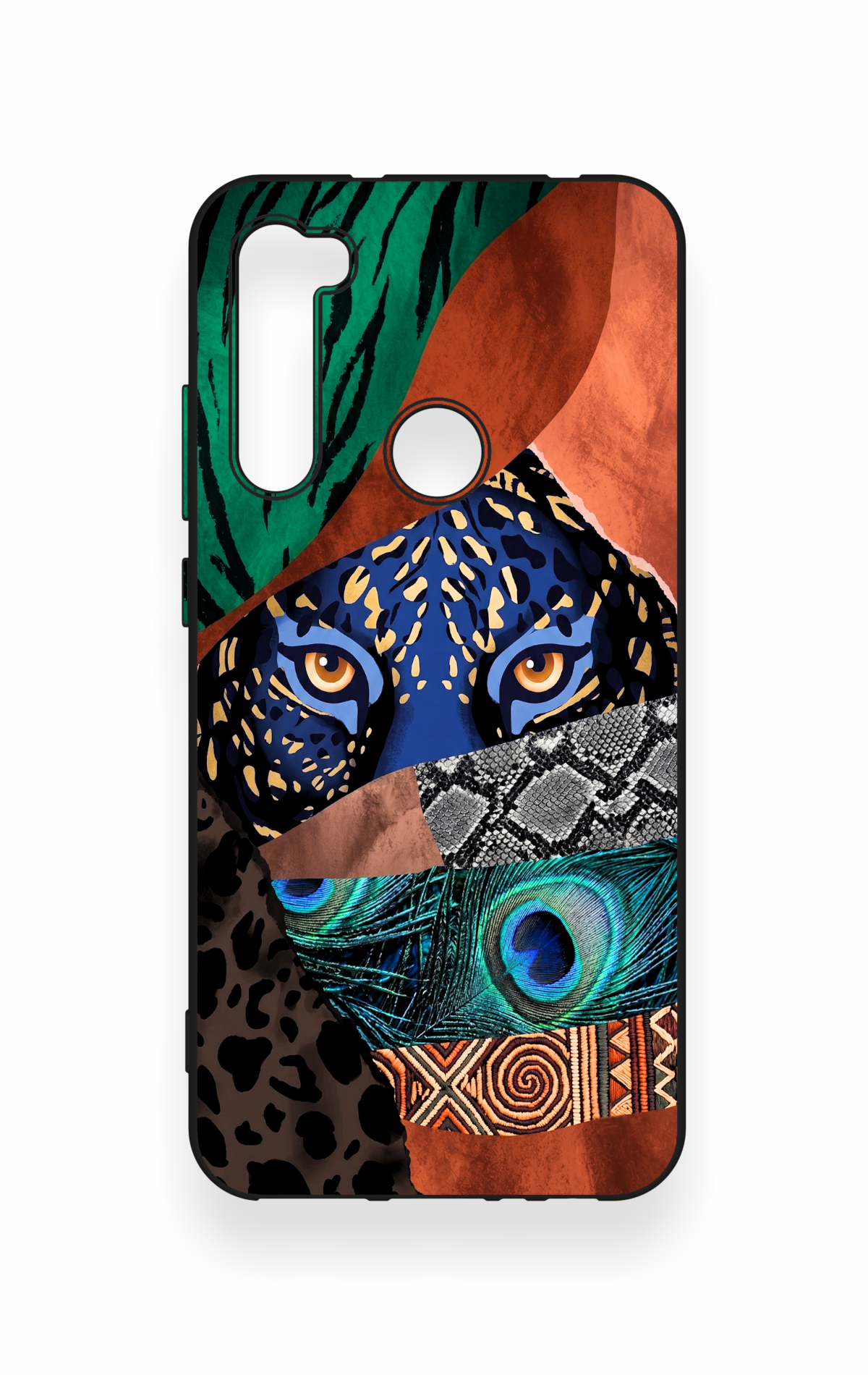 Redmi Note 8 Uyumlu Amazon Kaplan Desenli Silikon Kılıf
