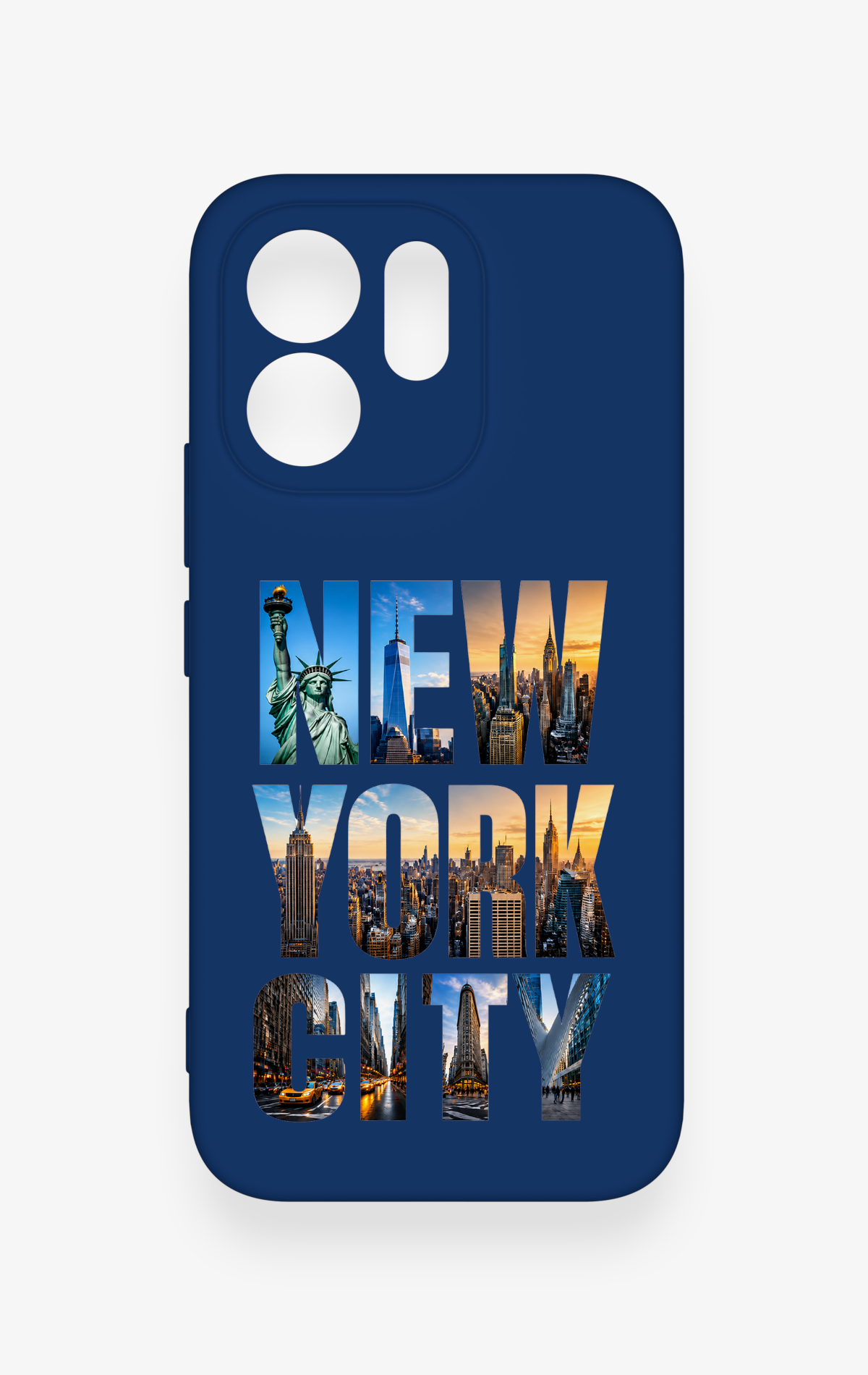 Vivo V70 5G Uyumlu New York City Desenli Silikon Kılıf
