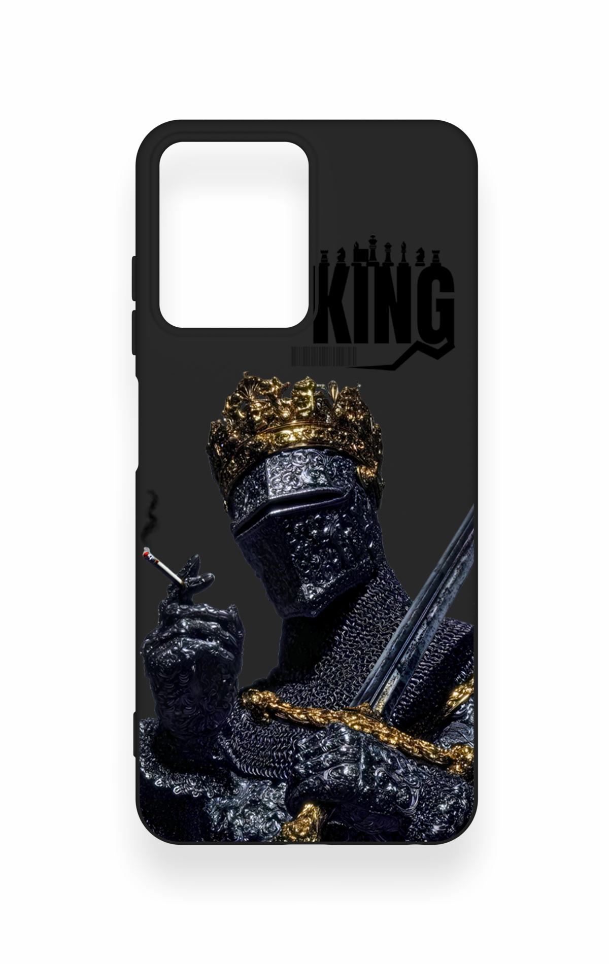 Casper Via M40 Uyumlu King Desenli Silikon Kılıf