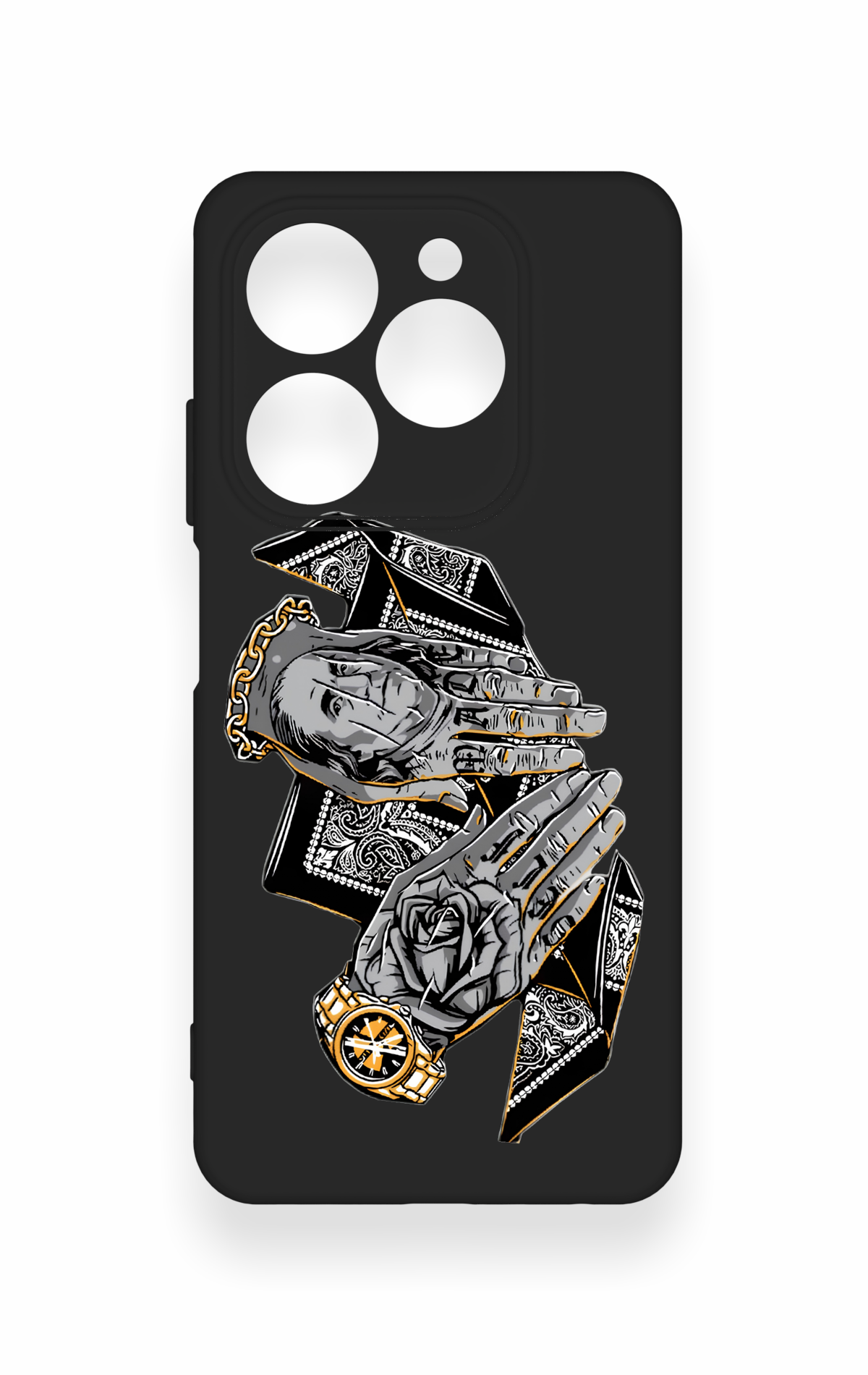 Tecno Spark 20C Uyumlu Self Made Desenli Silikon Kılıf