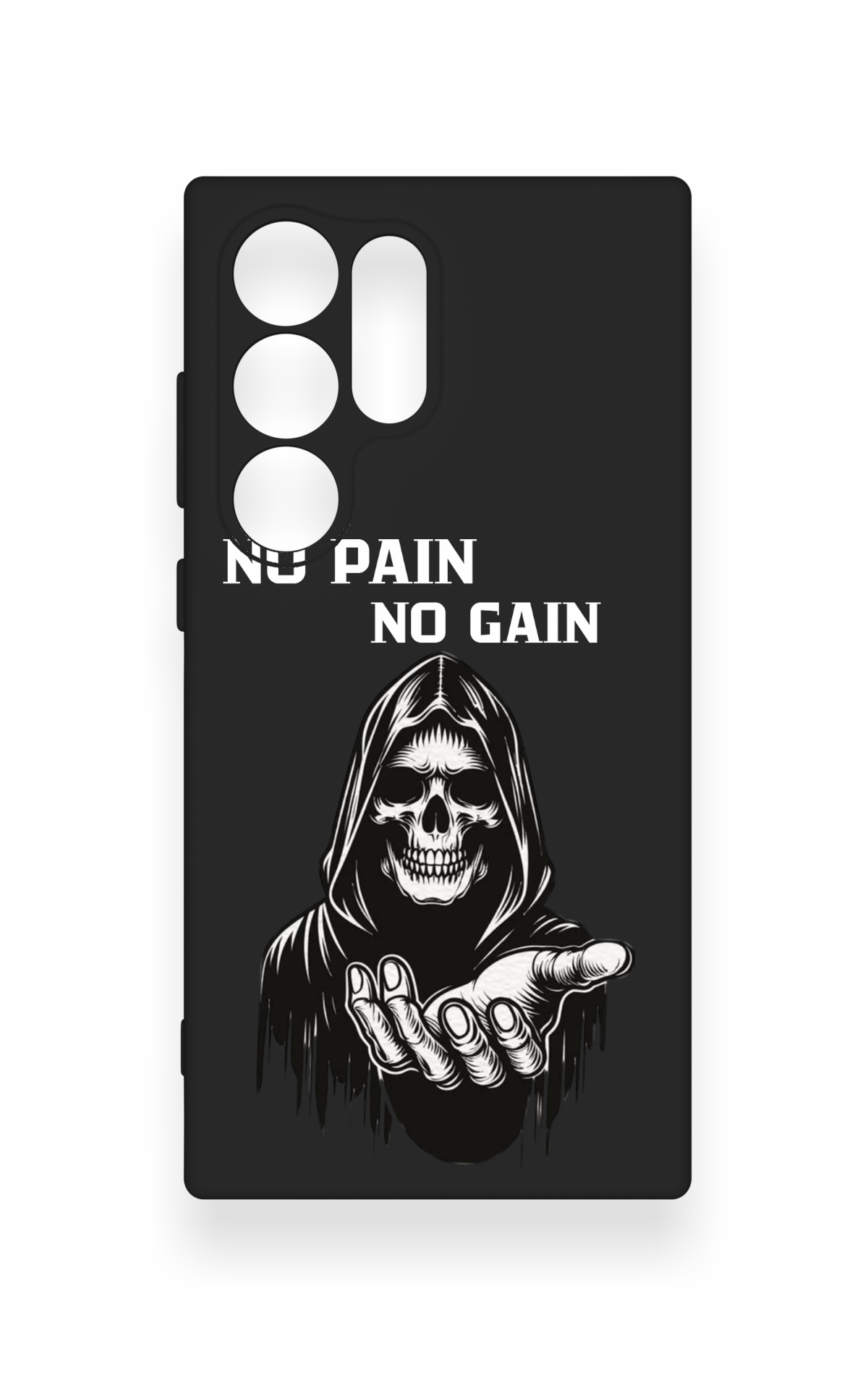 Samsung S24 Ultra Uyumlu No Pain No Gain Desenli Silikon Kılıf