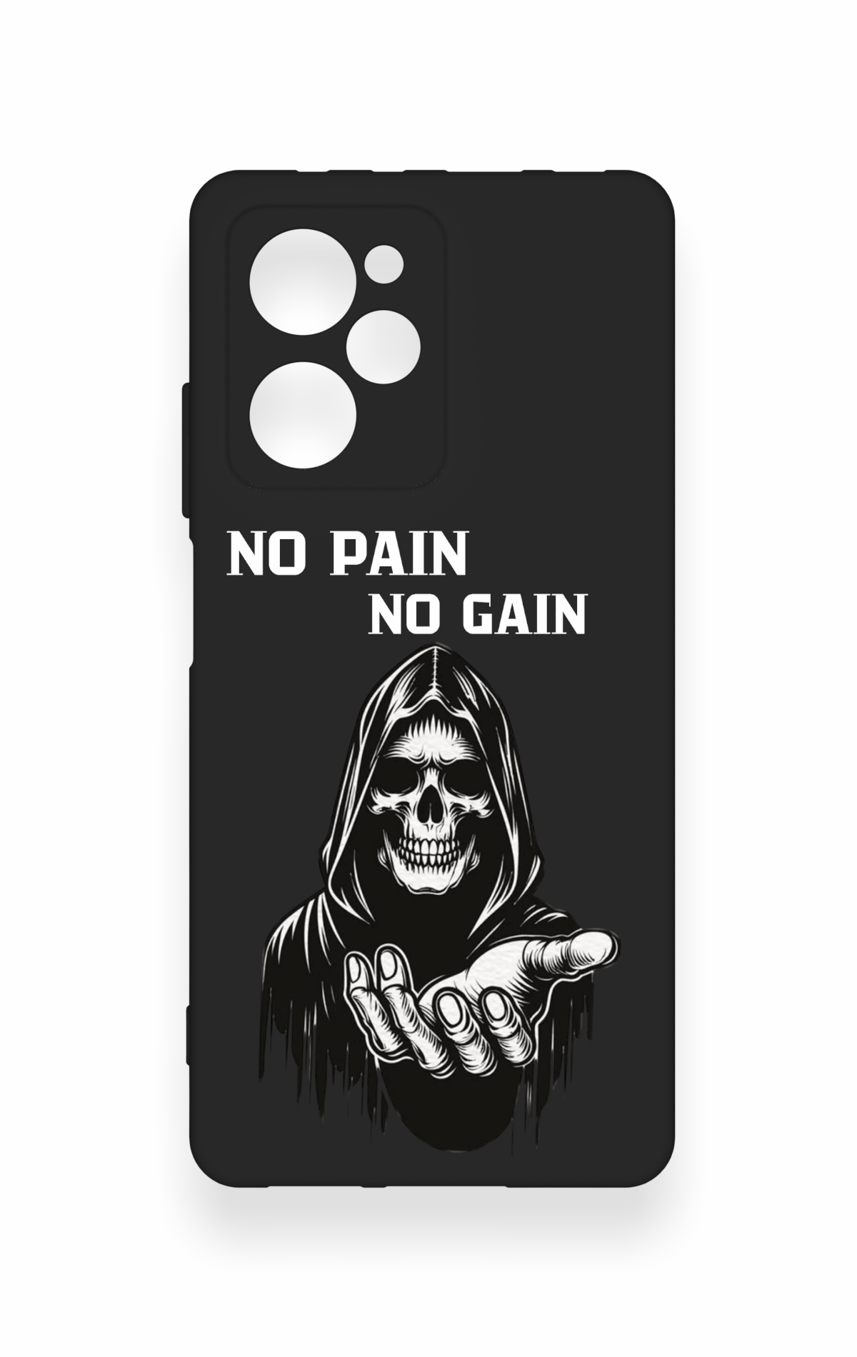 Poco X5 Pro Uyumlu No Pain No Gain Desenli Silikon Kılıf