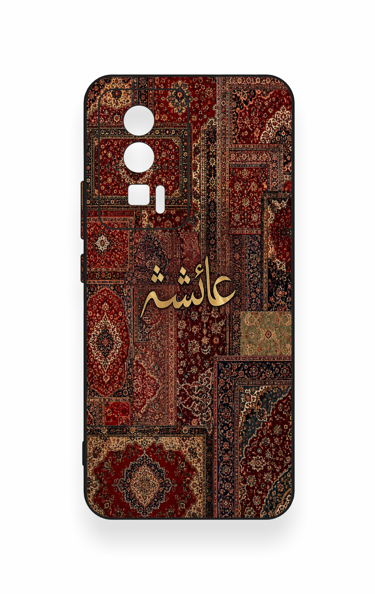 Poco F5 Pro Uyumlu Vintage Halı Desenli Silikon Kılıf