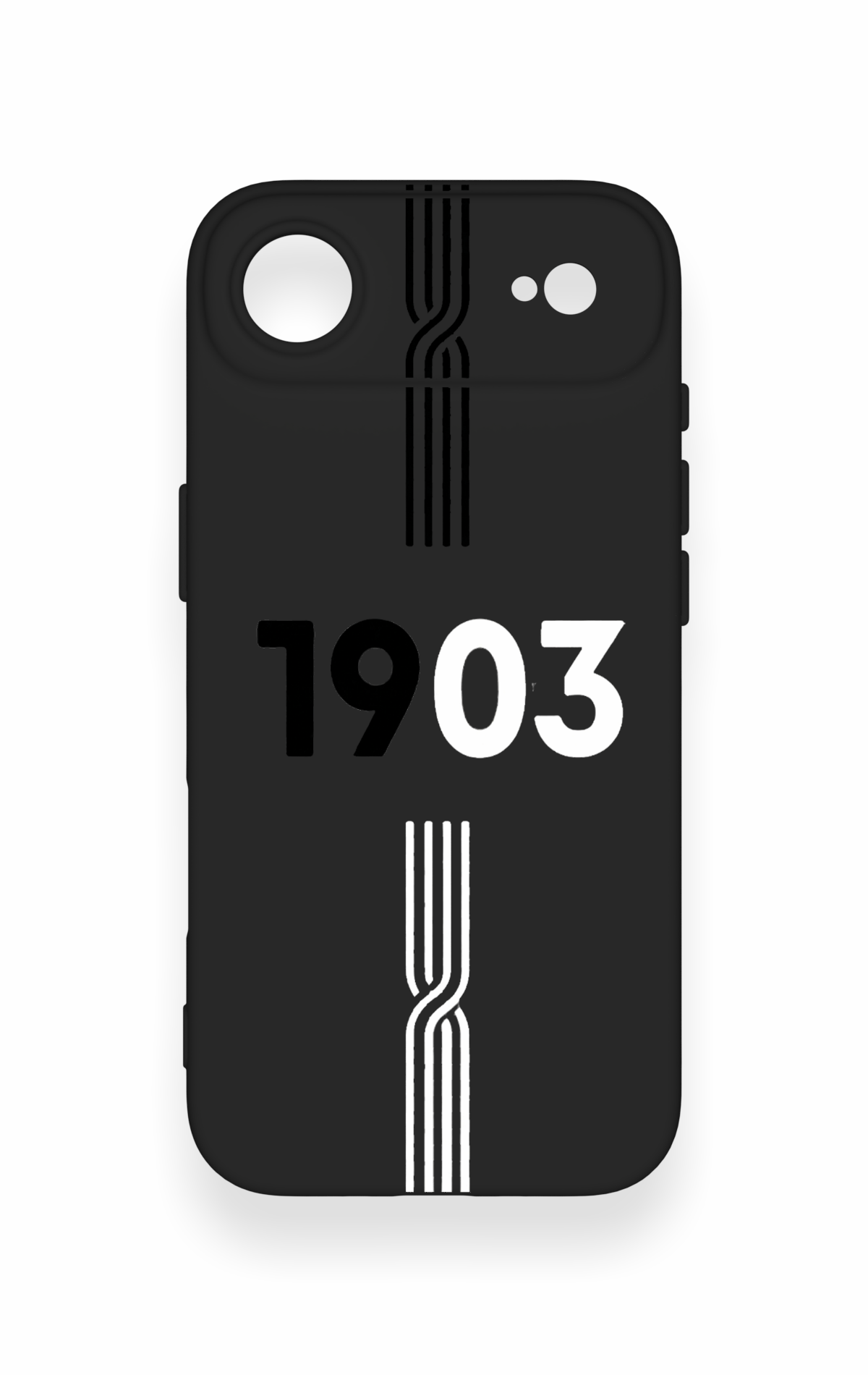 iPhone 17 Air Uyumlu 1903 Kemer Desenli Silikon Kılıf