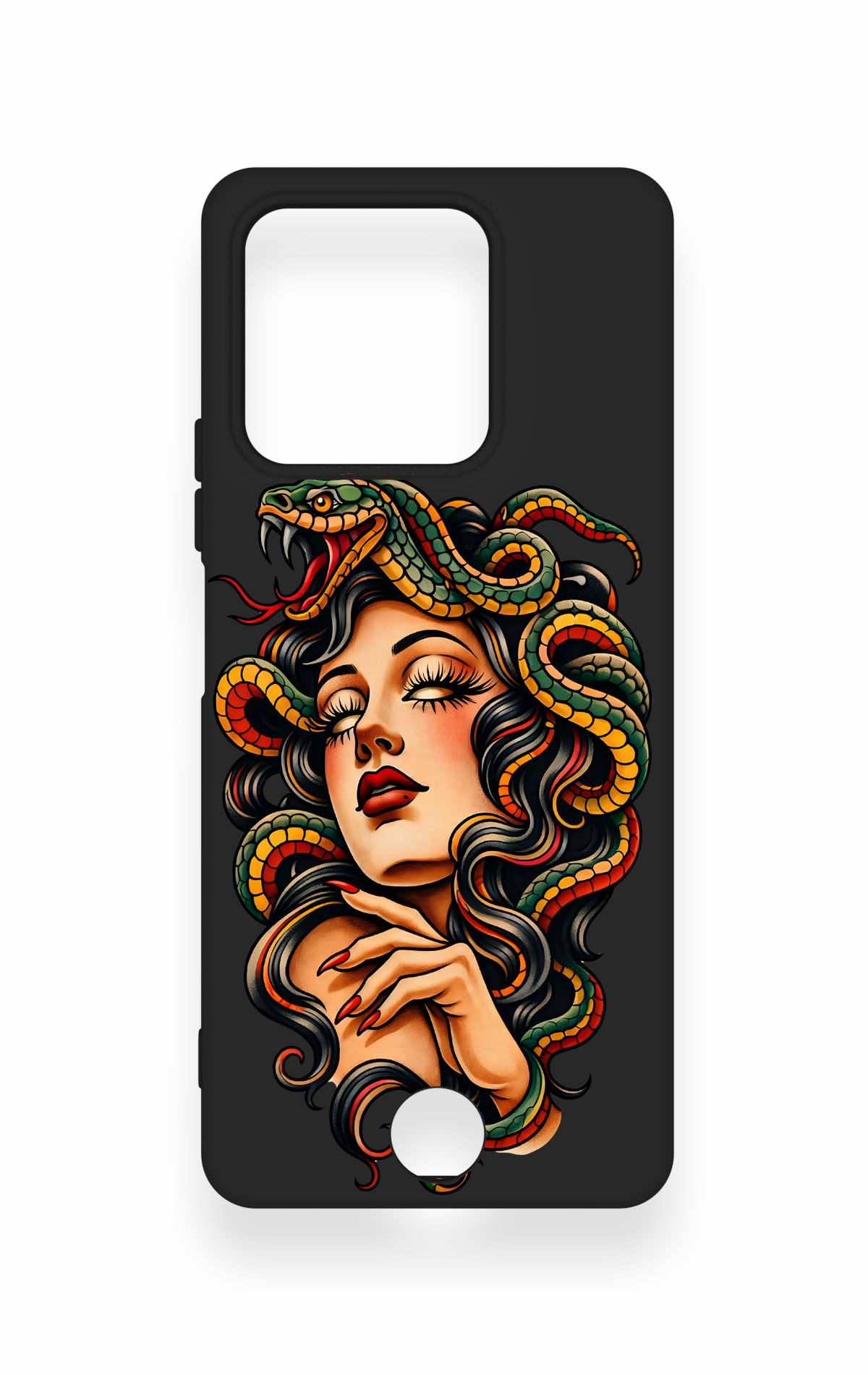 Reeder S71 Uyumlu Medusa Desenli Silikon Kılıf