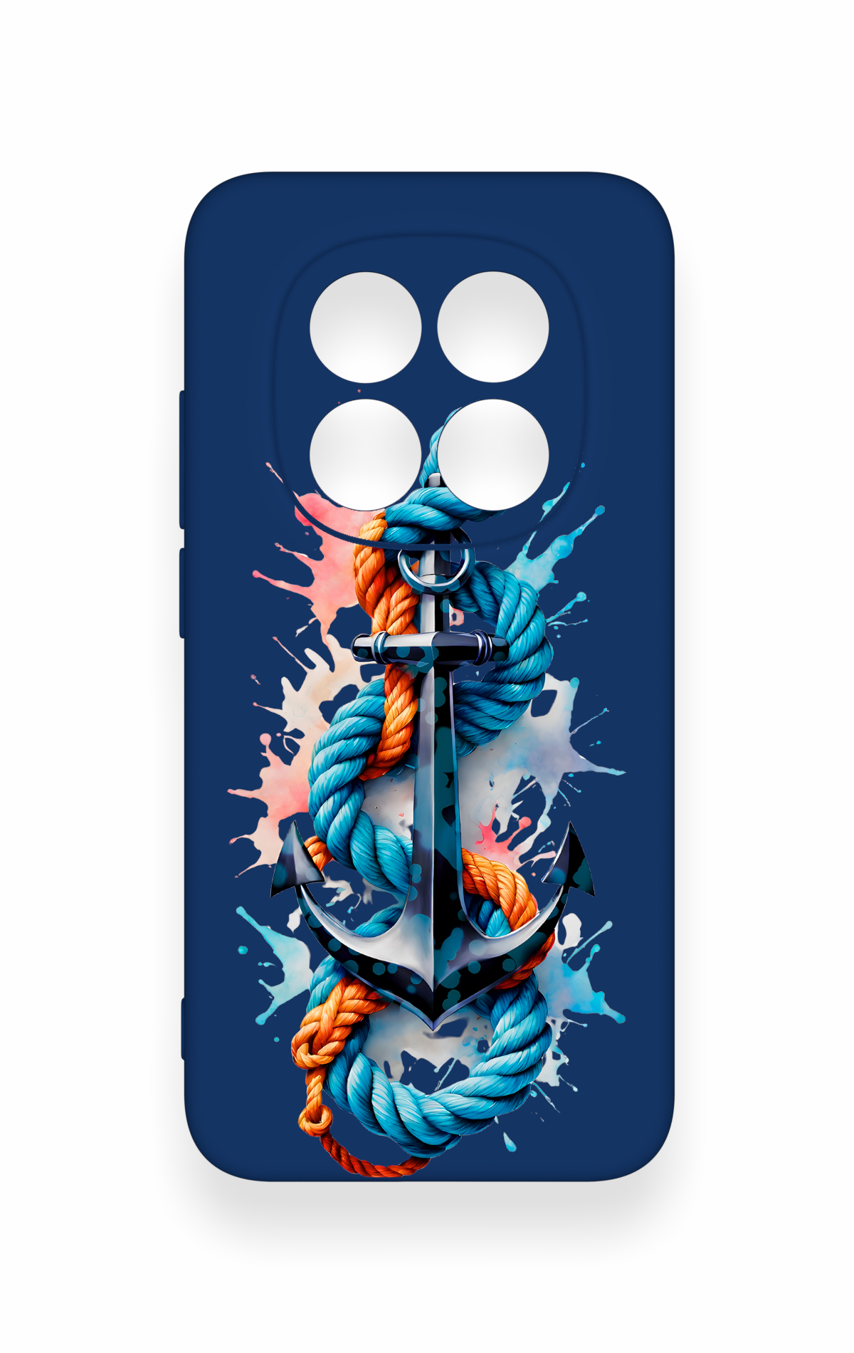 Redmi Note 15 Pro 5G Uyumlu Anchor Desenli Silikon Kılıf