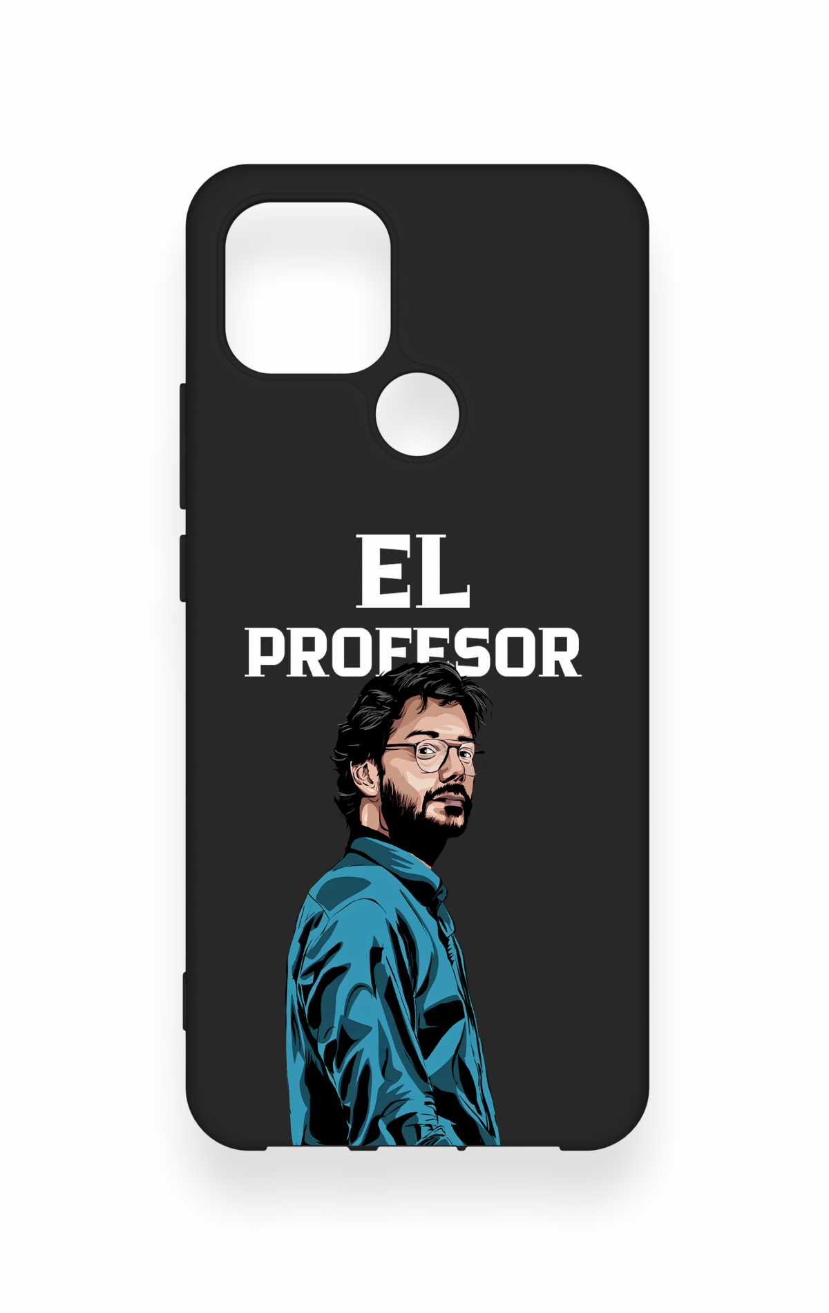 Oppo A15 Uyumlu El Profesor Desenli Silikon Kılıf