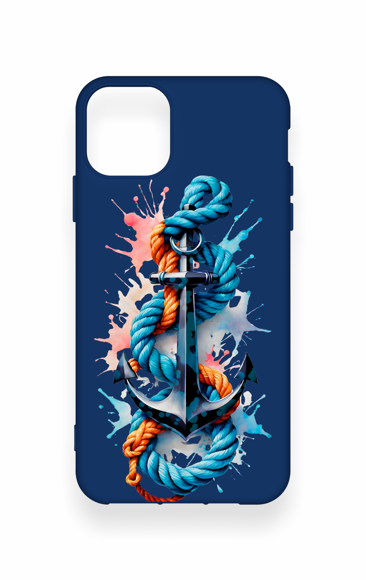 iPhone 11 Pro Max Uyumlu Anchor Desenli Silikon Kılıf