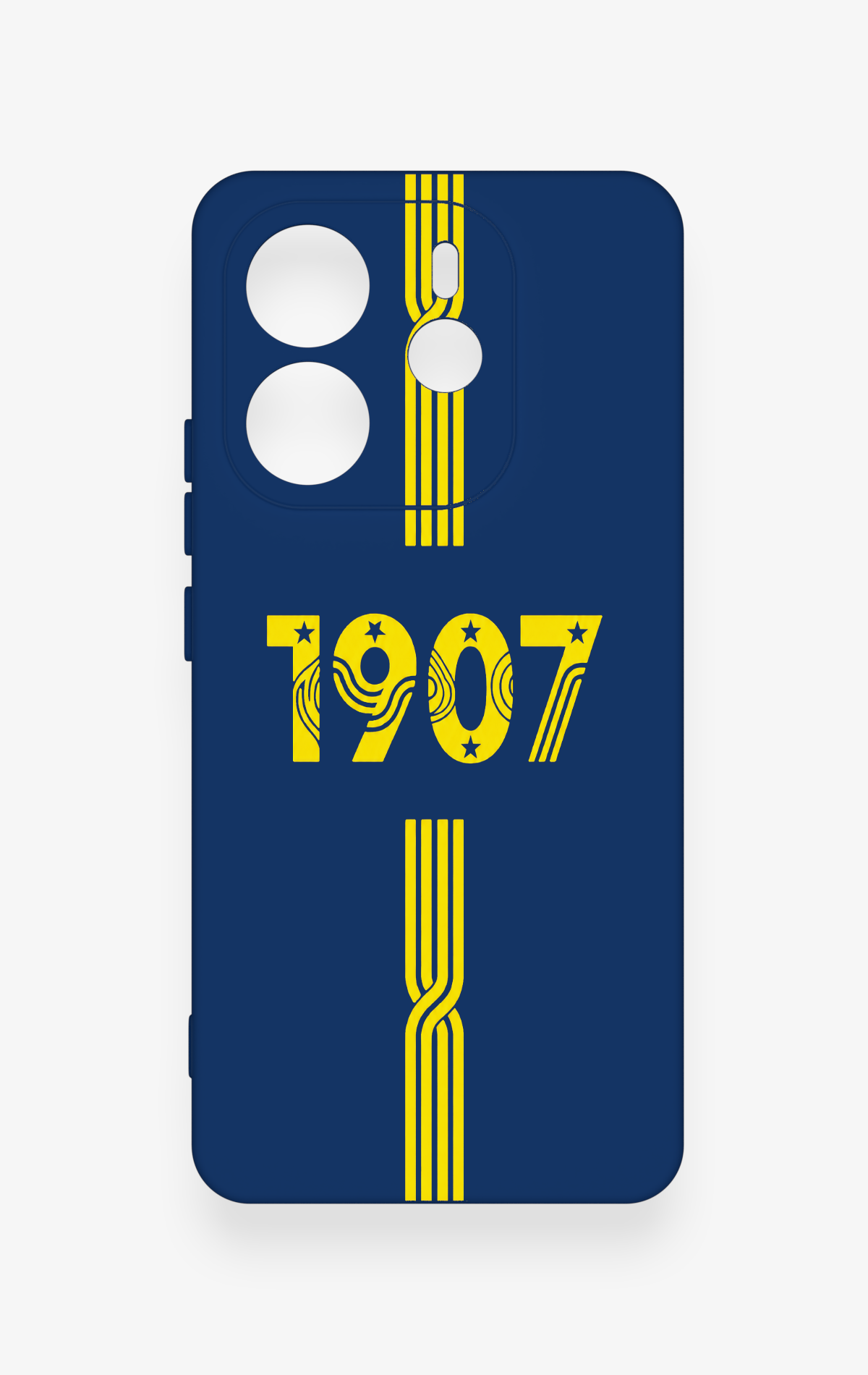 Redmi Note 14 4G Uyumlu 1907 Kemer Desenli Silikon Kılıf