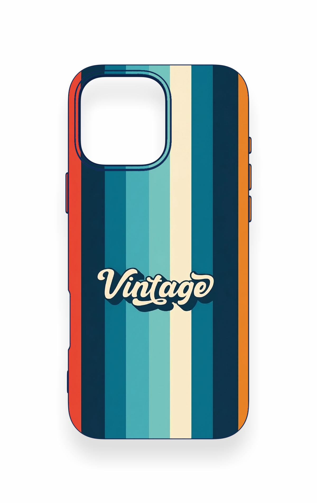 iPhone 16 Pro Max Uyumlu Vintage Desenli Silikon Kılıf