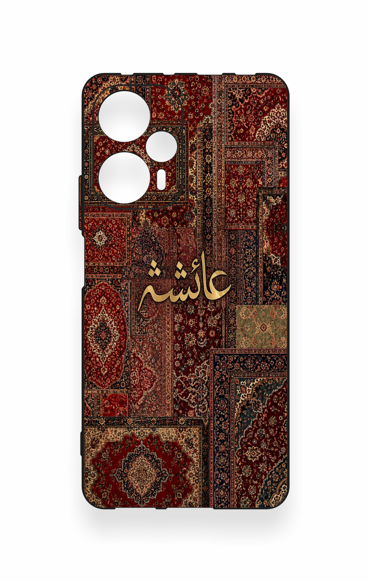 Poco F5 Uyumlu Vintage Halı Desenli Silikon Kılıf