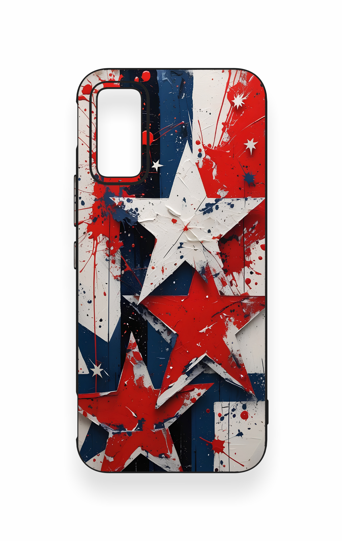 İnfinix Gt 30 Pro Uyumlu Star Flag Desenli Silikon Kılıf