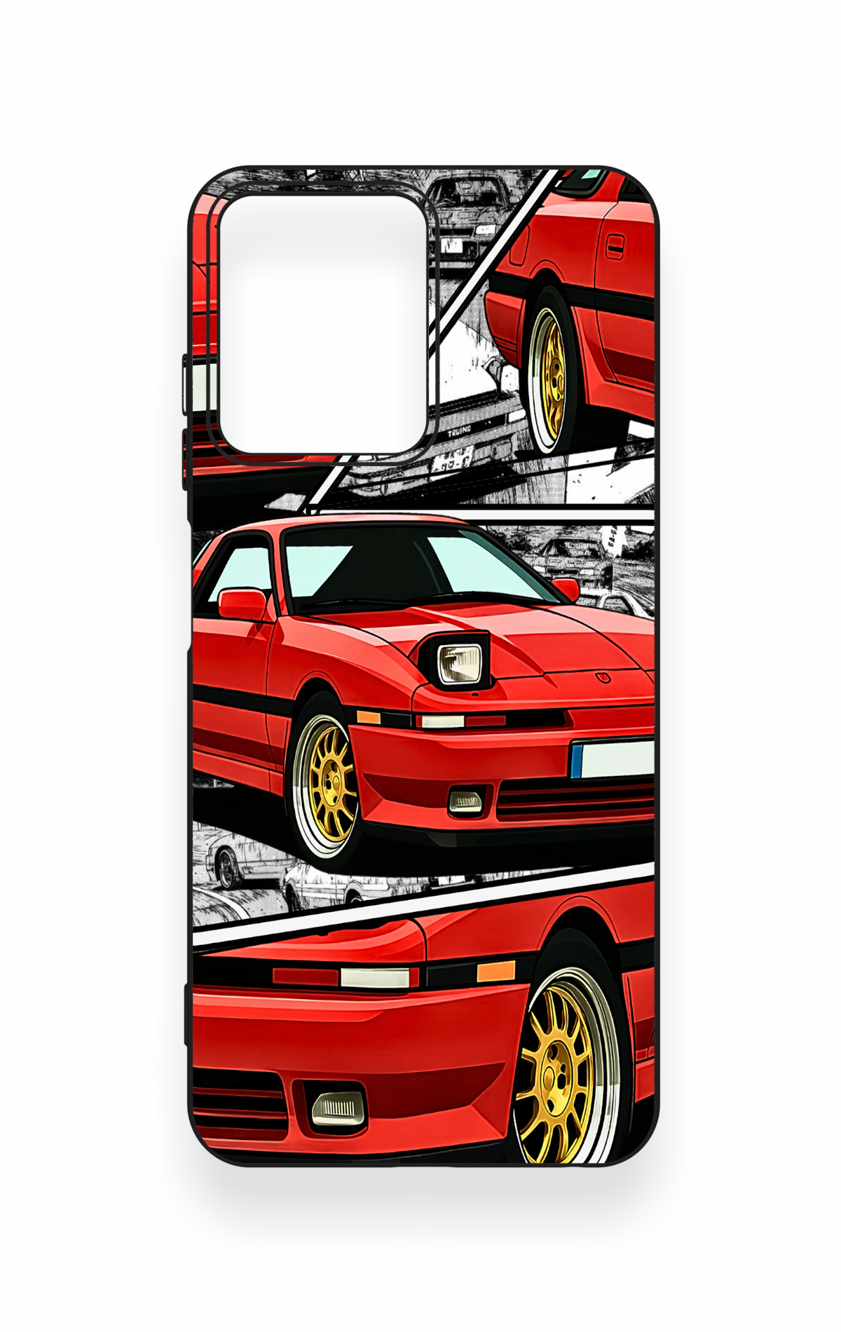 Casper Via M40 Uyumlu Kırmızı Supra Desenli Silikon Kılıf