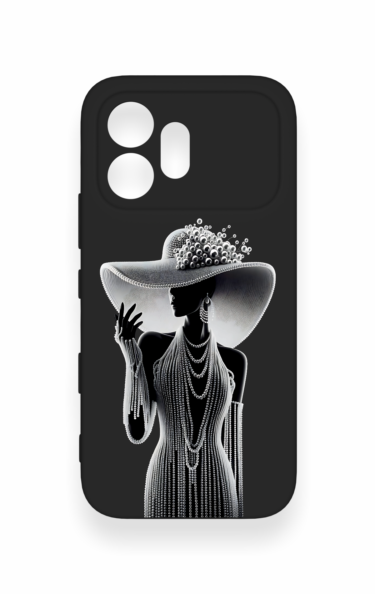 Honor 600 Uyumlu Lady Desenli Silikon Kılıf