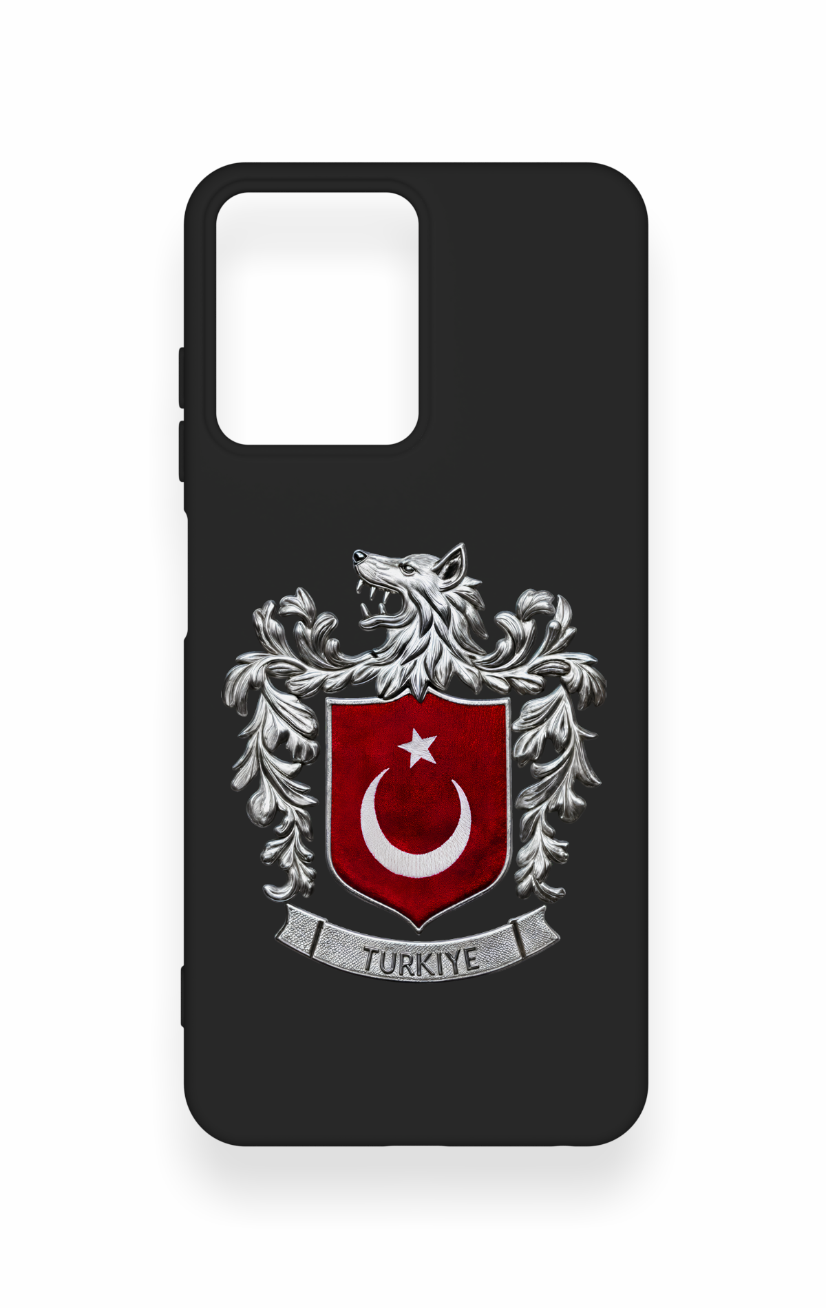 Casper Via M40 Uyumlu Türk Arma Desenli Silikon Kılıf