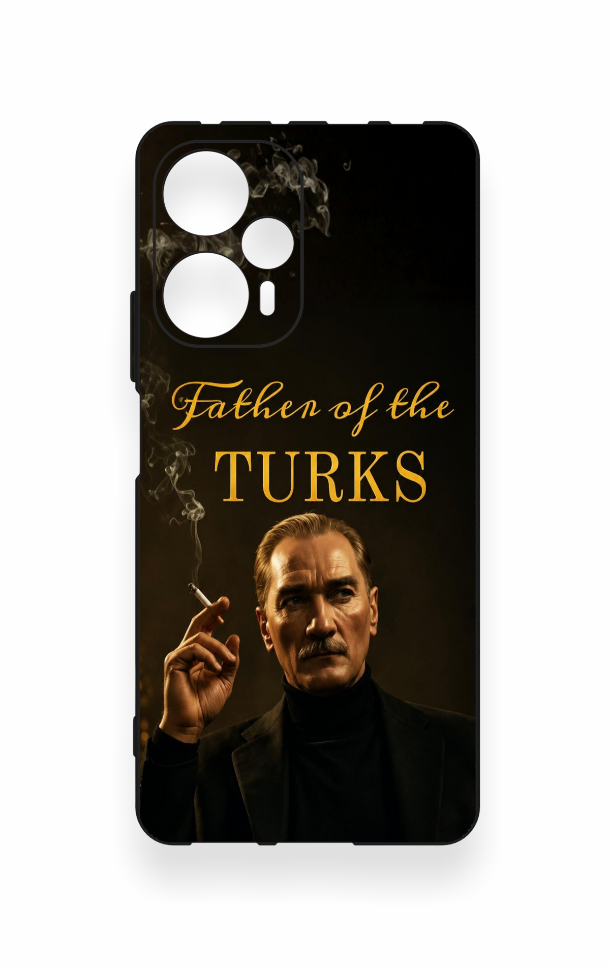 Poco F5 Uyumlu Father Of The Turks Desenli Silikon Kılıf