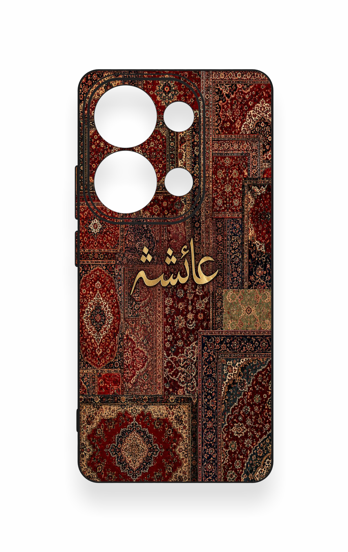Redmi Note 13 Pro 4G Uyumlu Vintage Halı Desenli Silikon Kılıf