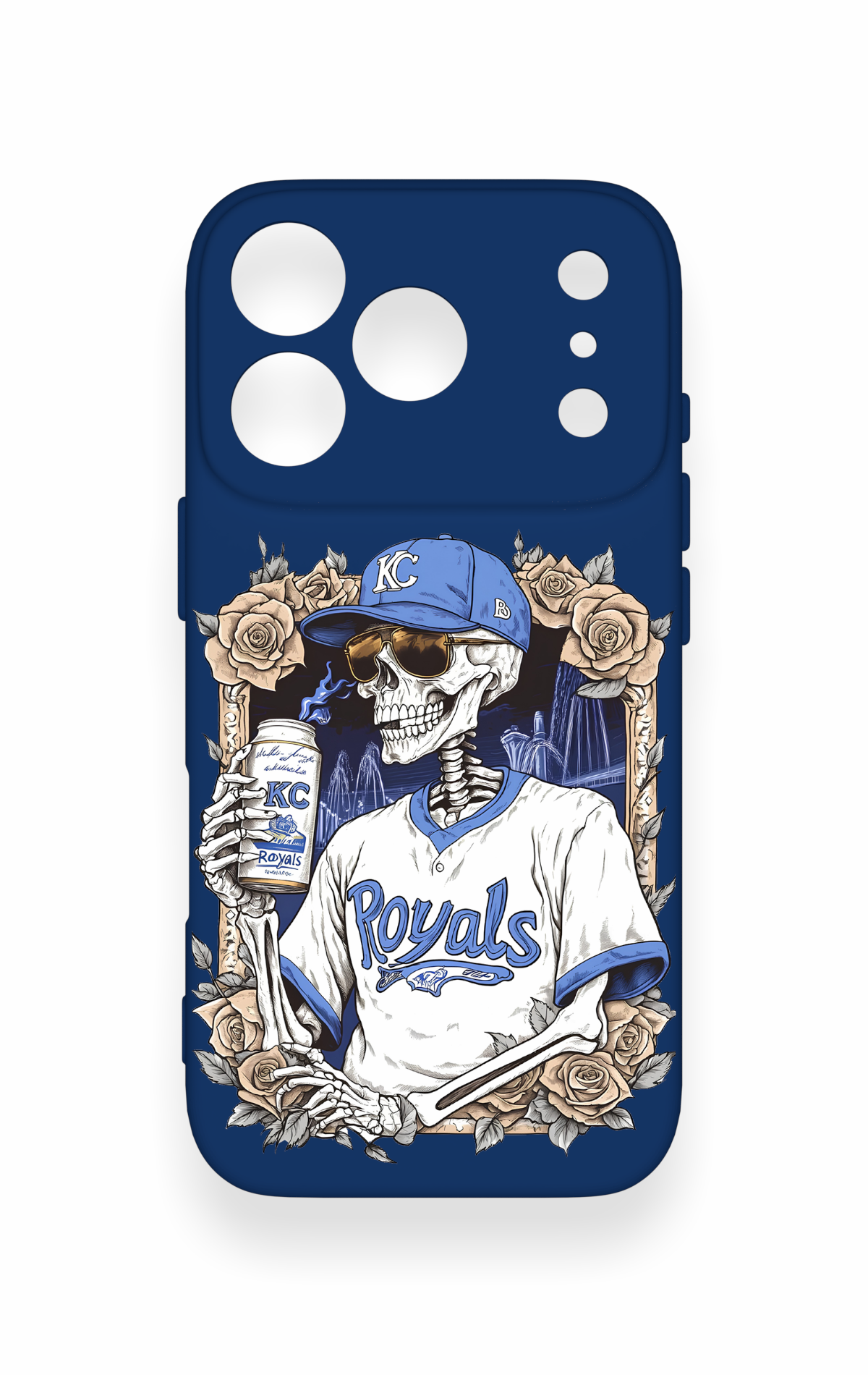 iPhone 17 Pro Uyumlu Royals Desenli Silikon Kılıf