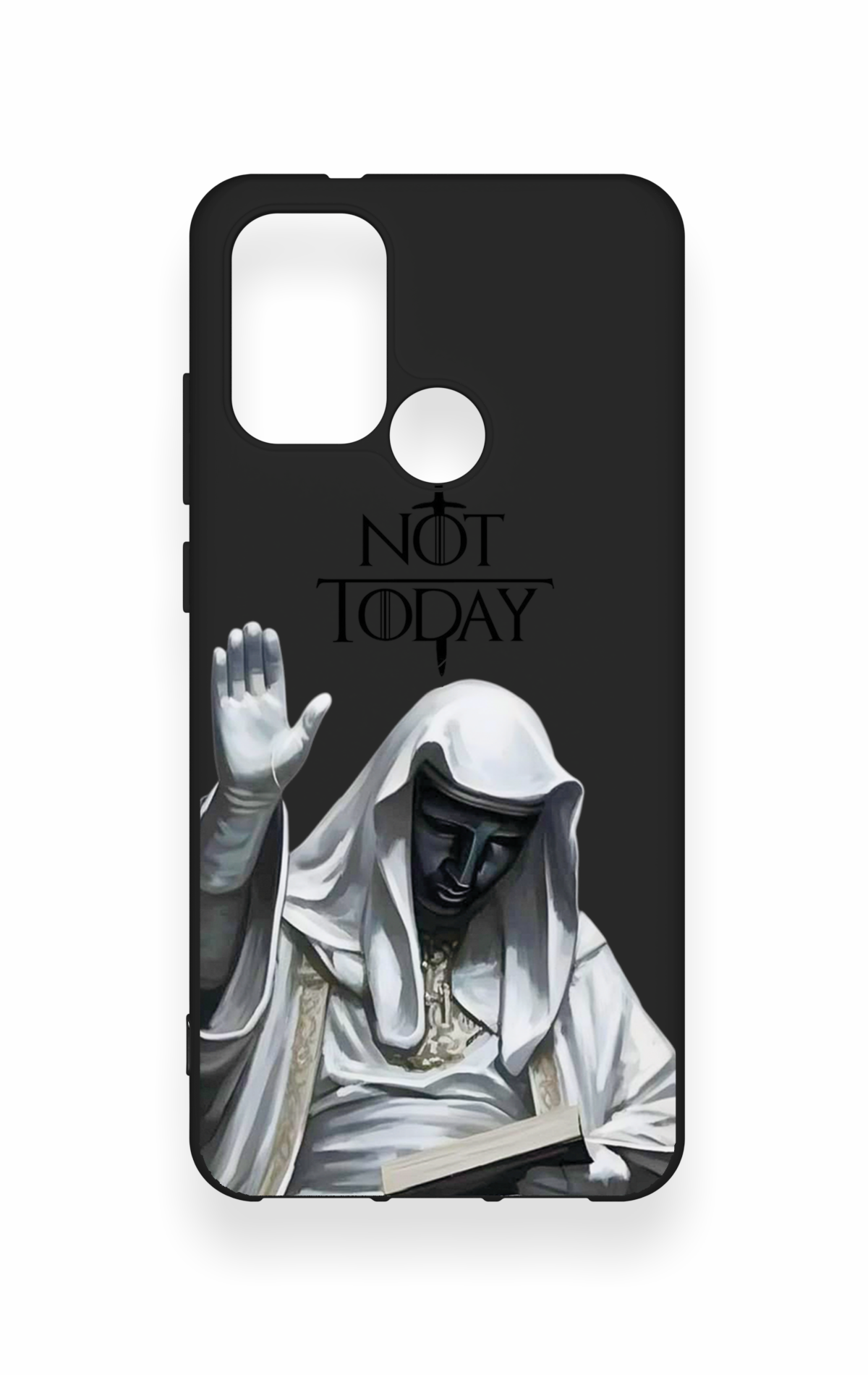 Casper Via F20 Uyumlu Not Today Desenli Silikon Kılıf