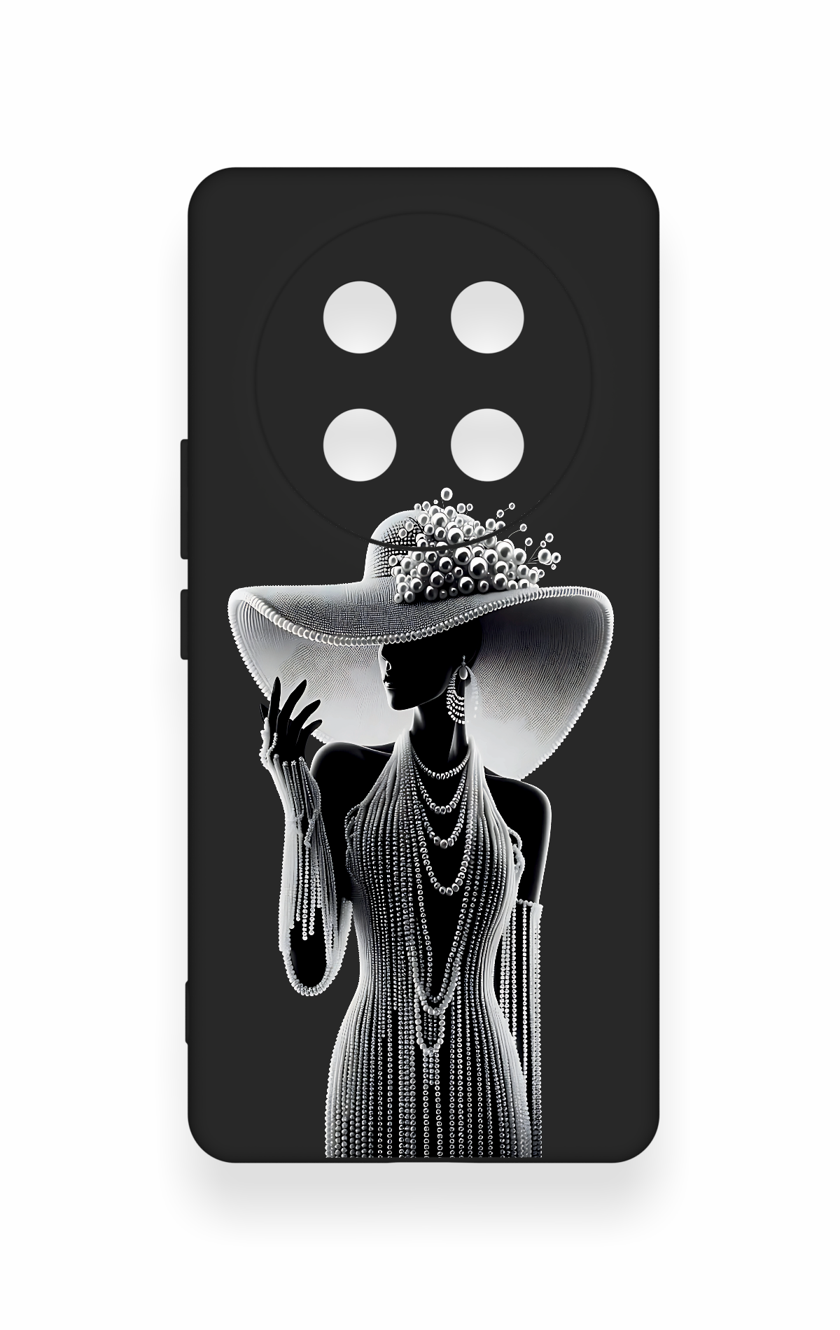 Honor Magic 7 Lite 5G Uyumlu Lady Desenli Silikon Kılıf