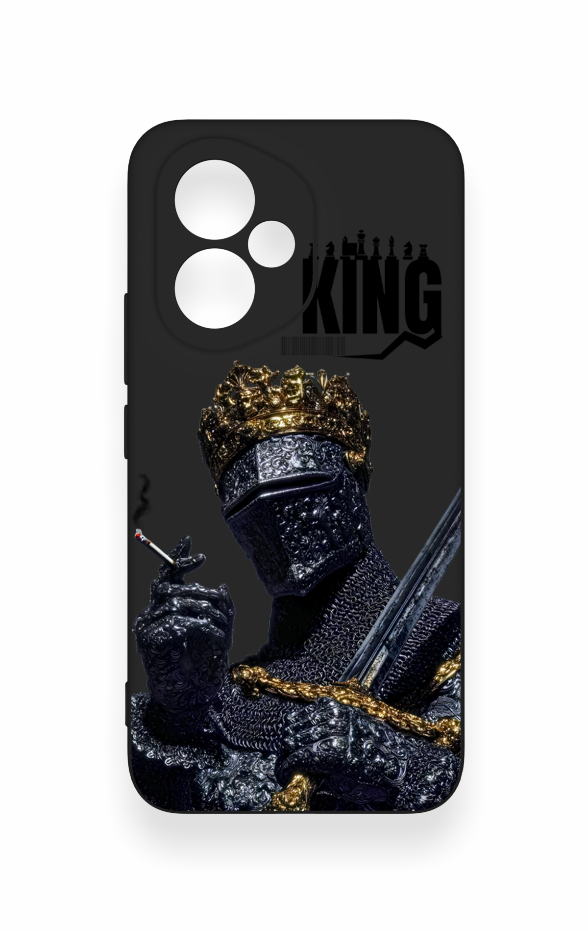 Honor 400 Uyumlu King Desenli Silikon Kılıf