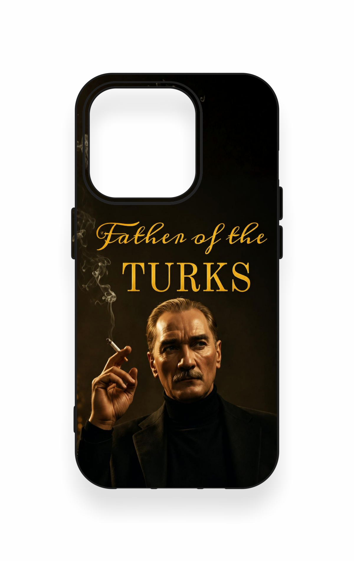 iPhone 15 Pro Uyumlu Father Of The Turks Desenli Silikon Kılıf