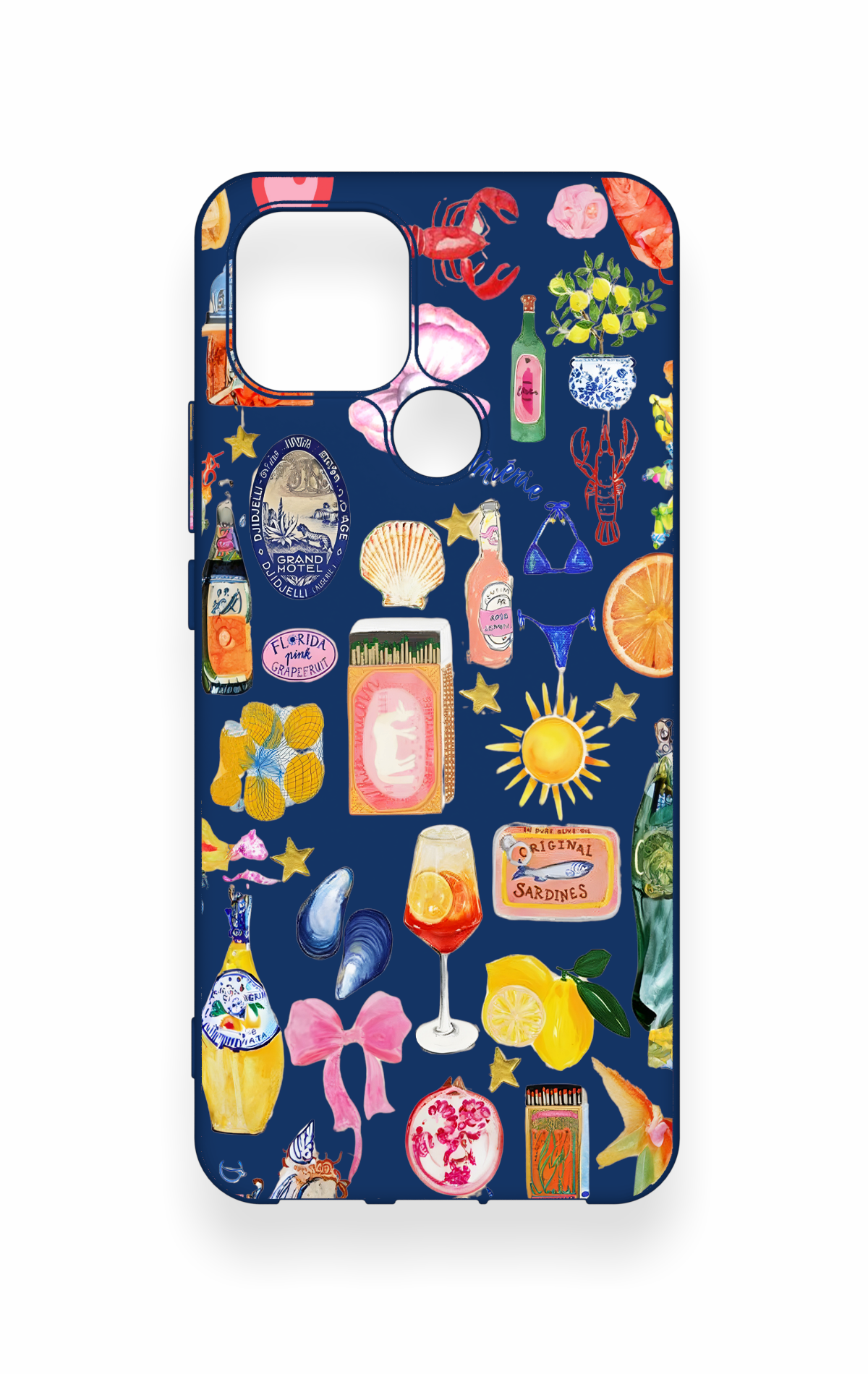 Oppo A15 Uyumlu Summer Desenli Silikon Kılıf