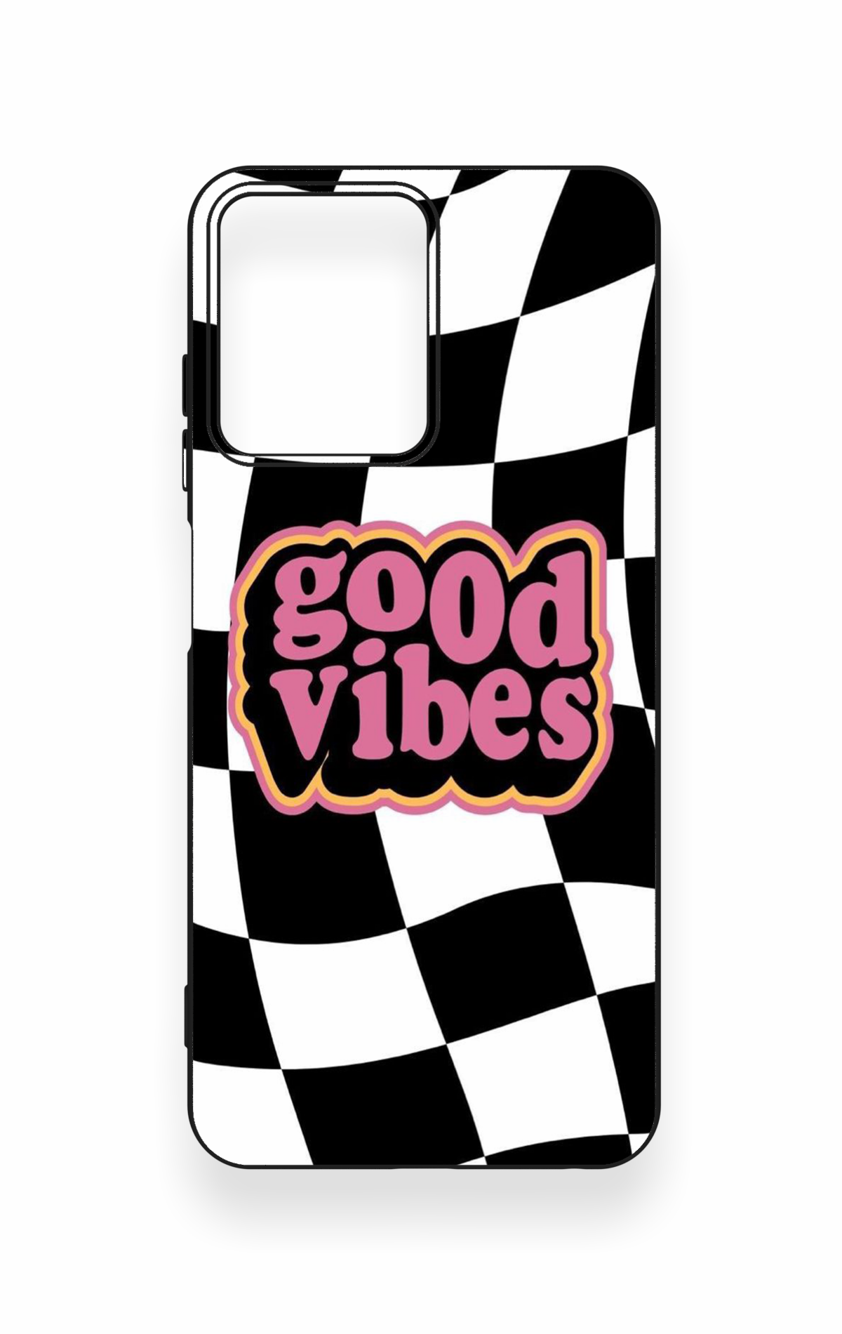 Casper Via M40 Uyumlu Black Good Vibes Desenli Silikon Kılıf