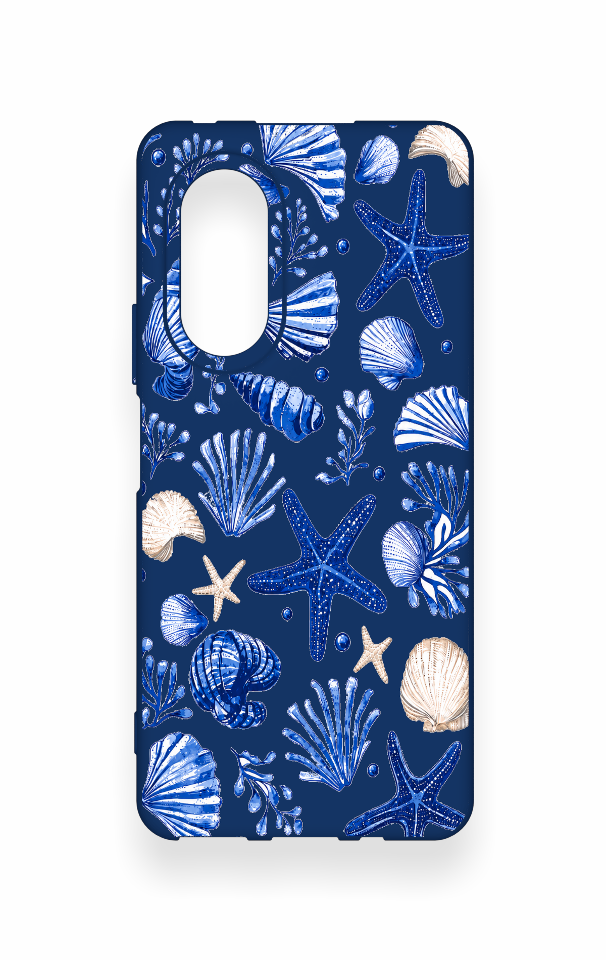 Huawei Nova 9Se Uyumlu Deniz Kabuğu Desenli Silikon Kılıf