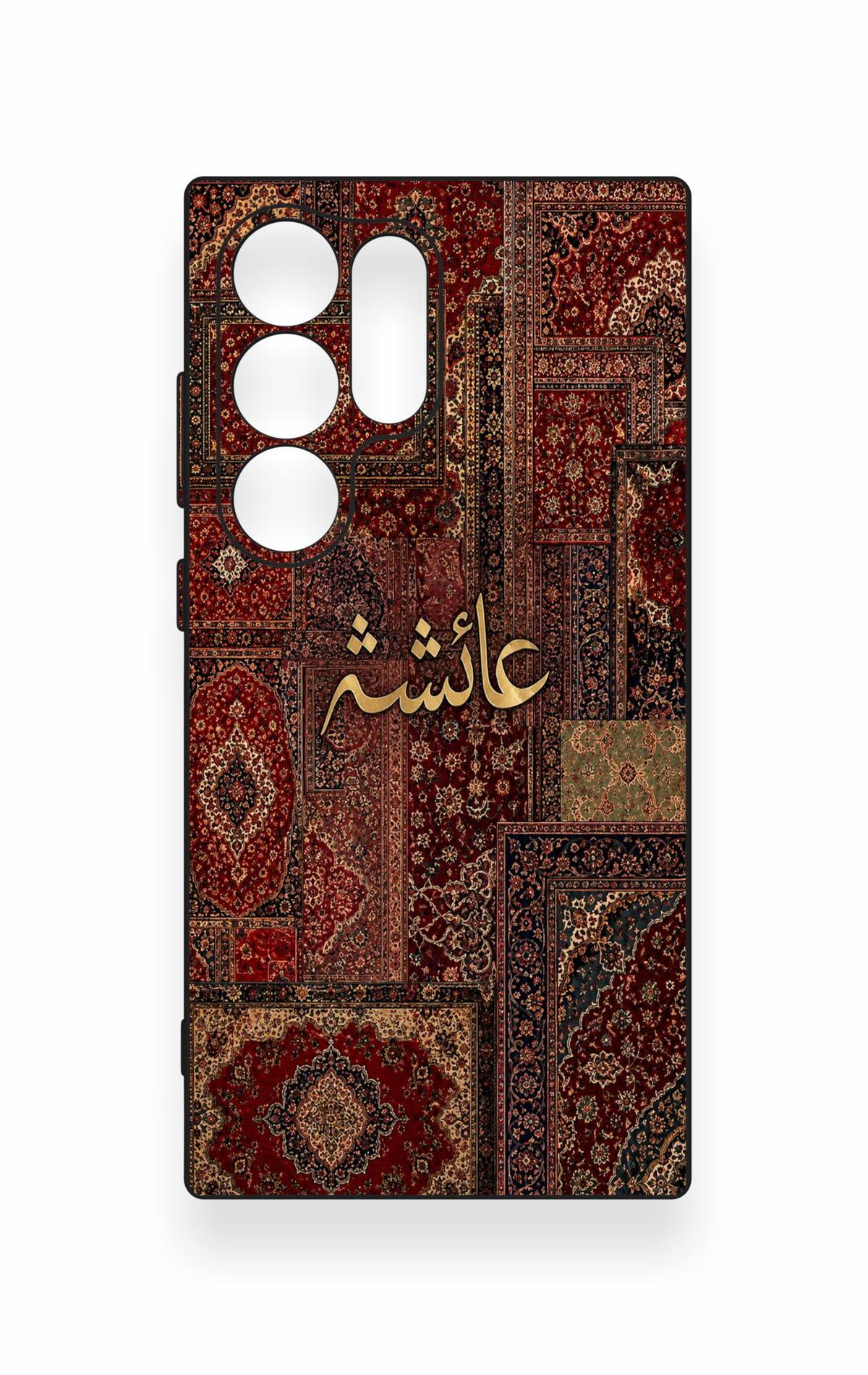 Samsung S24 Ultra Uyumlu Vintage Halı Desenli Silikon Kılıf