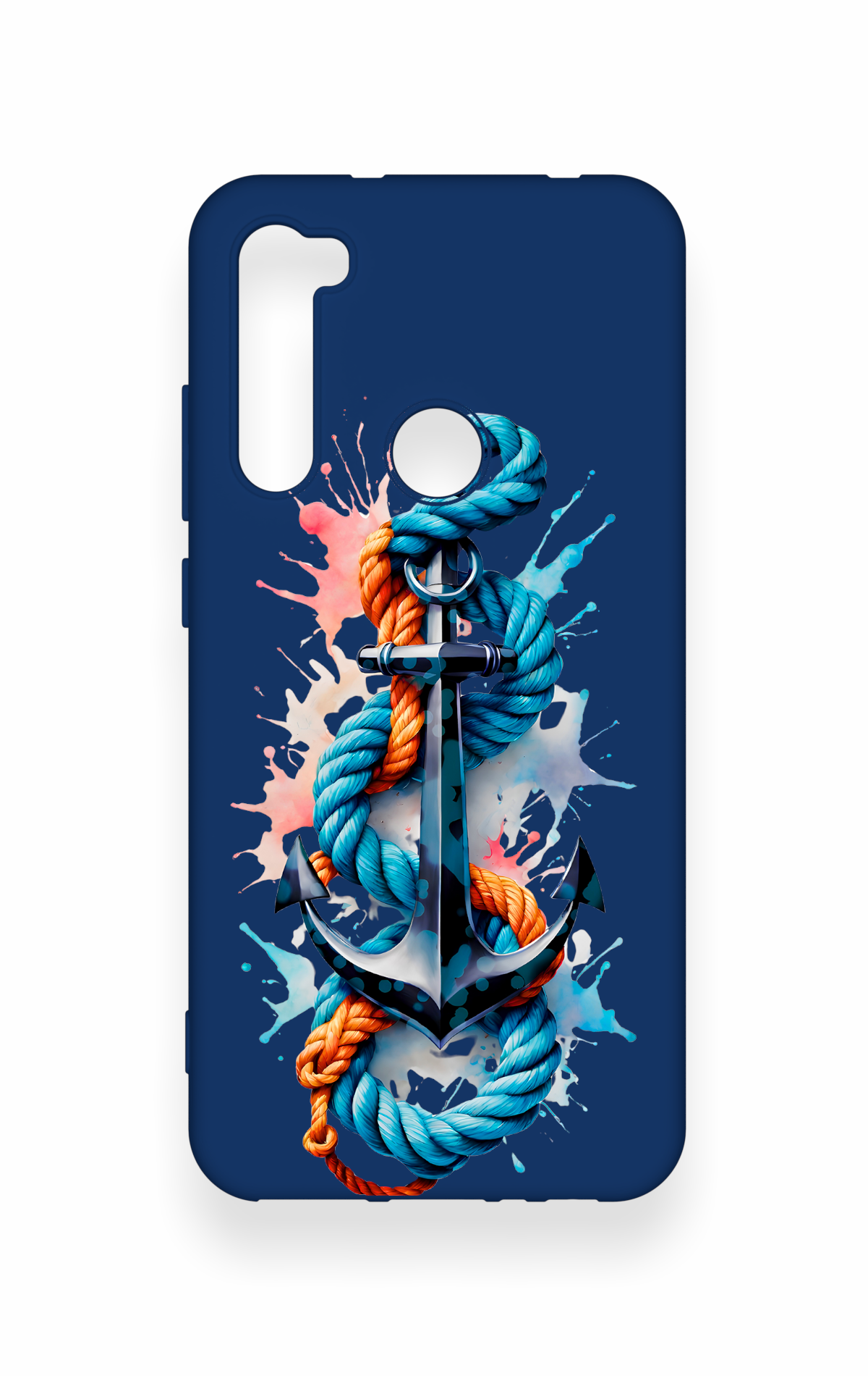 Redmi Note 8 Uyumlu Anchor Desenli Silikon Kılıf