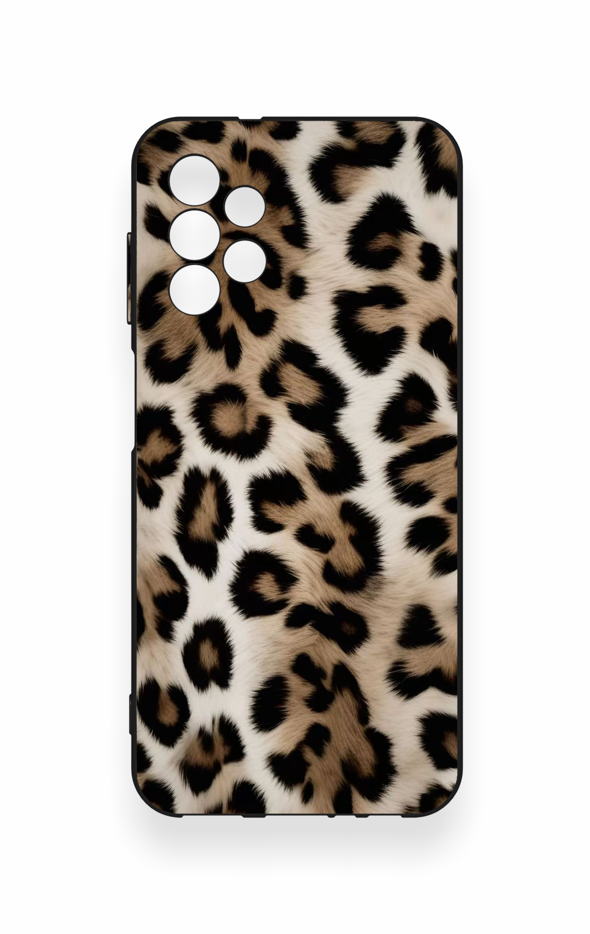 Samsung A13 Uyumlu Leopar Derisi Desenli Silikon Kılıf