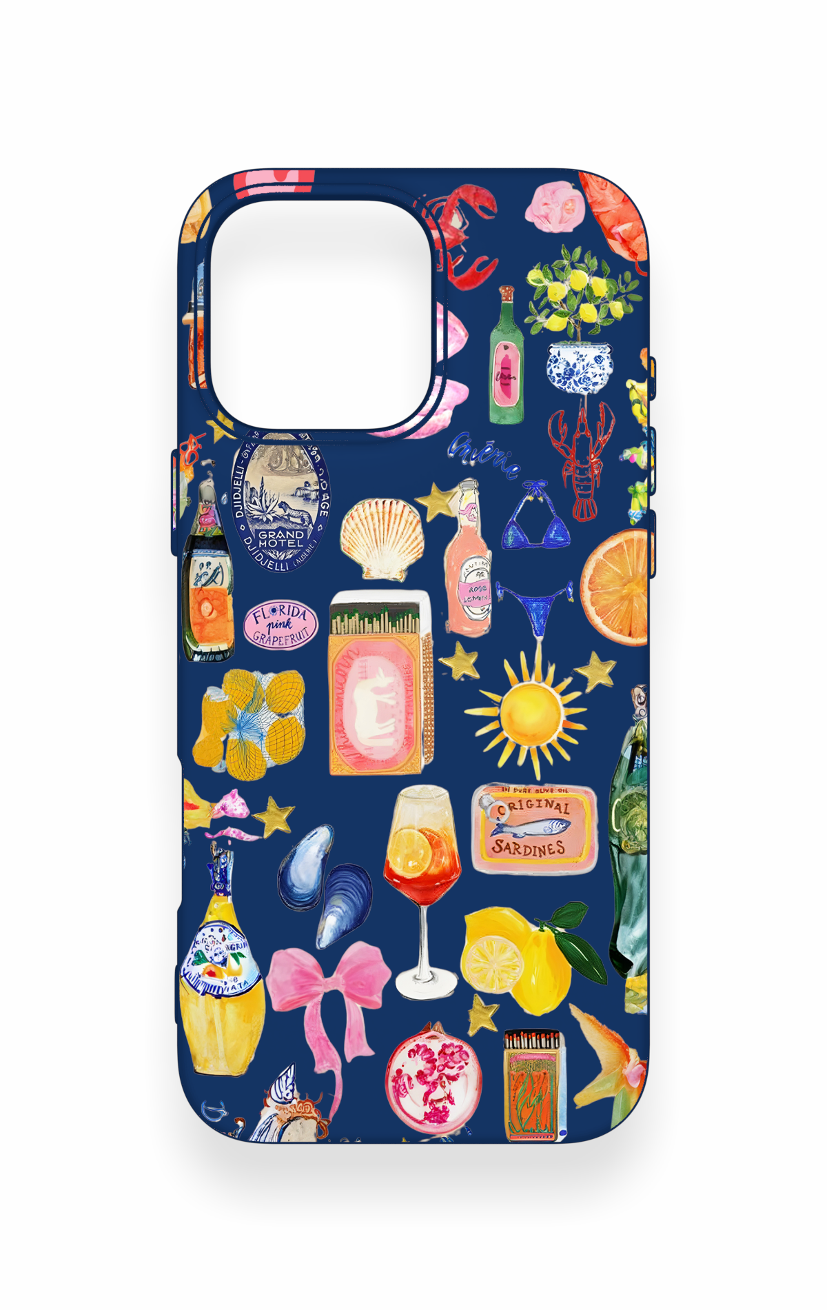 iPhone 16 Pro Max Uyumlu Summer Desenli Silikon Kılıf