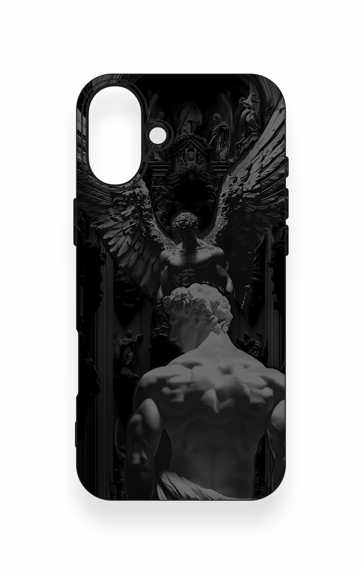iPhone 16 Plus Uyumlu Icarus Desenli Silikon Kılıf