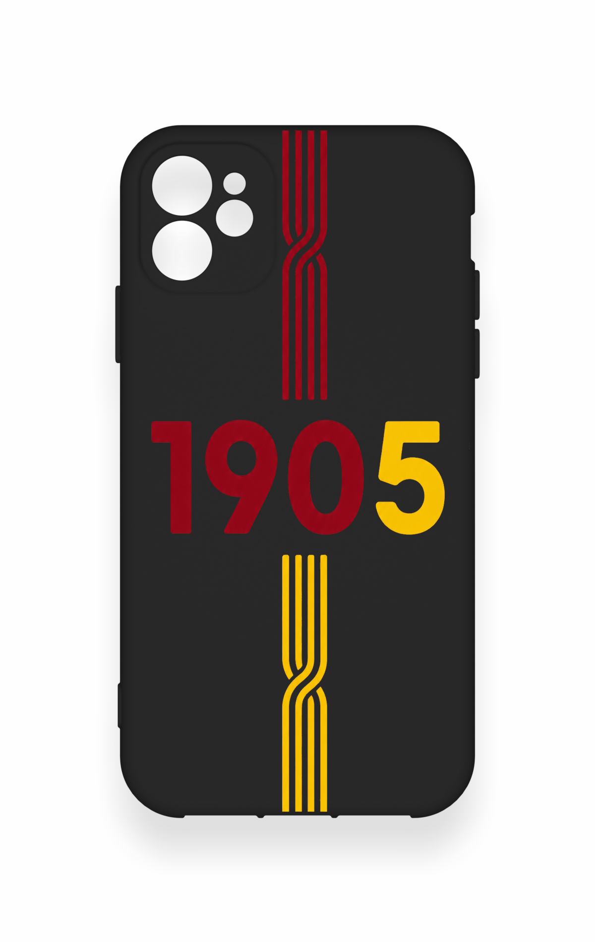 iPhone 11 Uyumlu 1905 Kemer Desenli Silikon Kılıf
