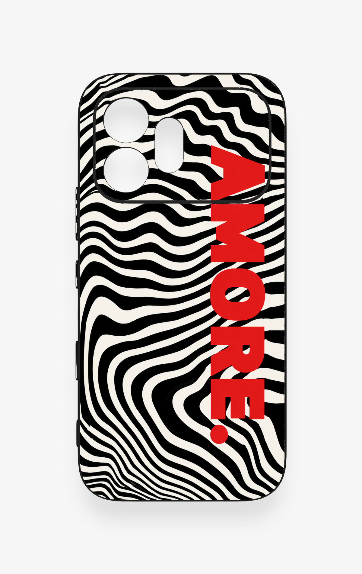 Honor 600 Uyumlu Zebra Amore Desenli Silikon Kılıf