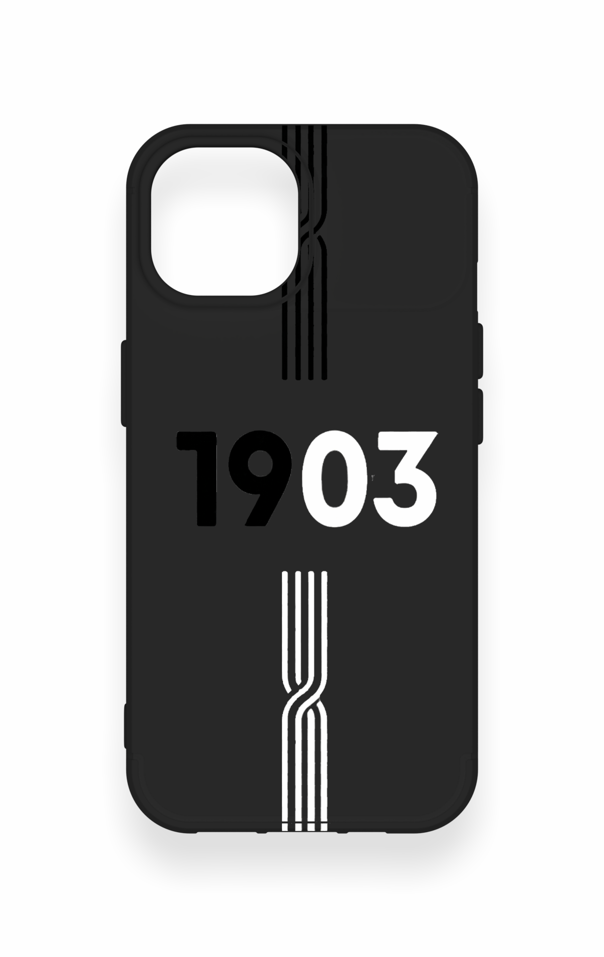 iPhone 15 Uyumlu 1903 Kemer Desenli Silikon Kılıf