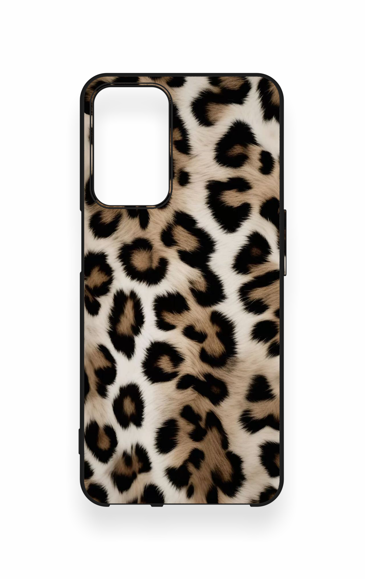 Oppo A16 Uyumlu Leopar Derisi Desenli Silikon Kılıf