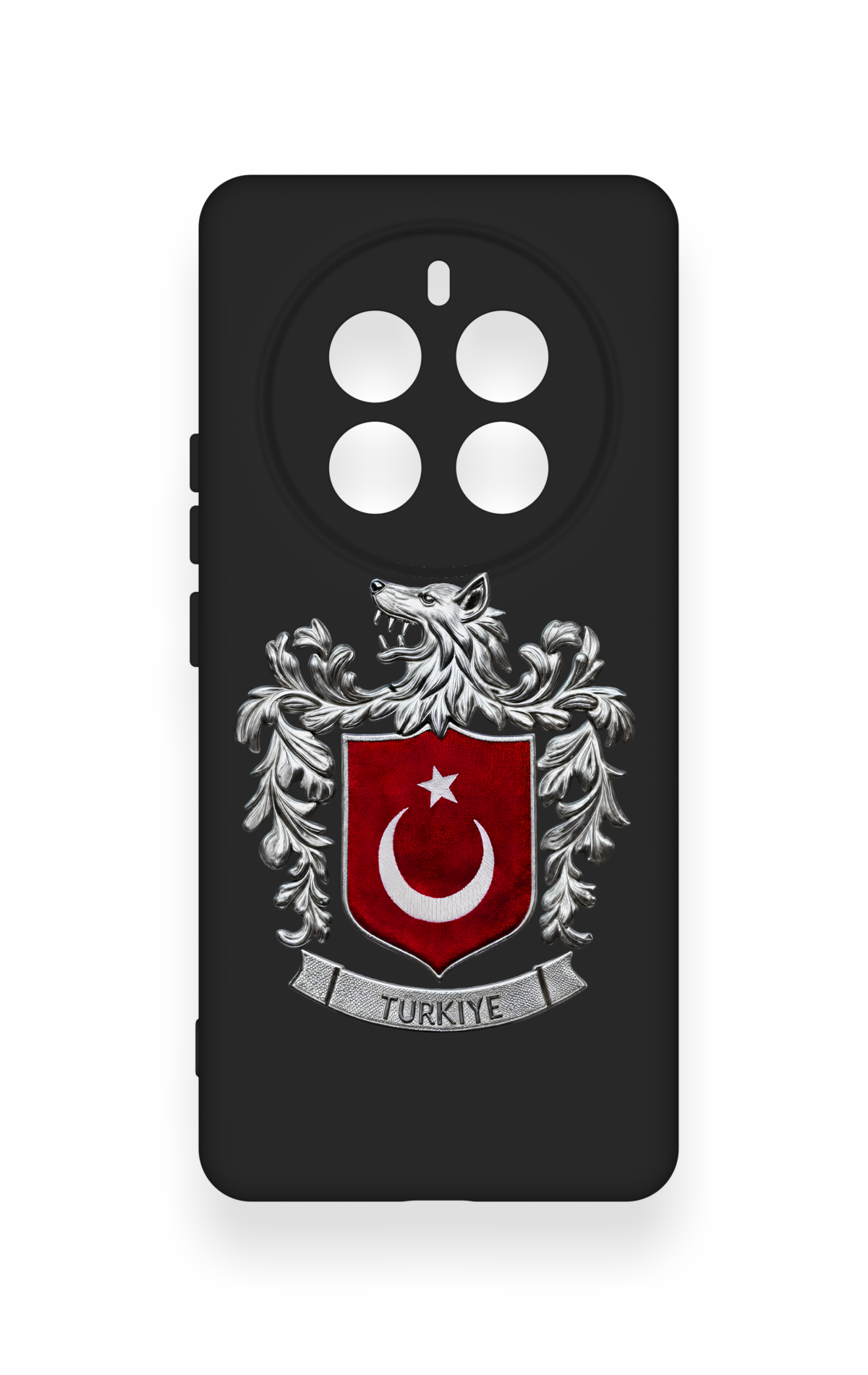Realme 12 Pro Uyumlu Türk Arma Desenli Silikon Kılıf