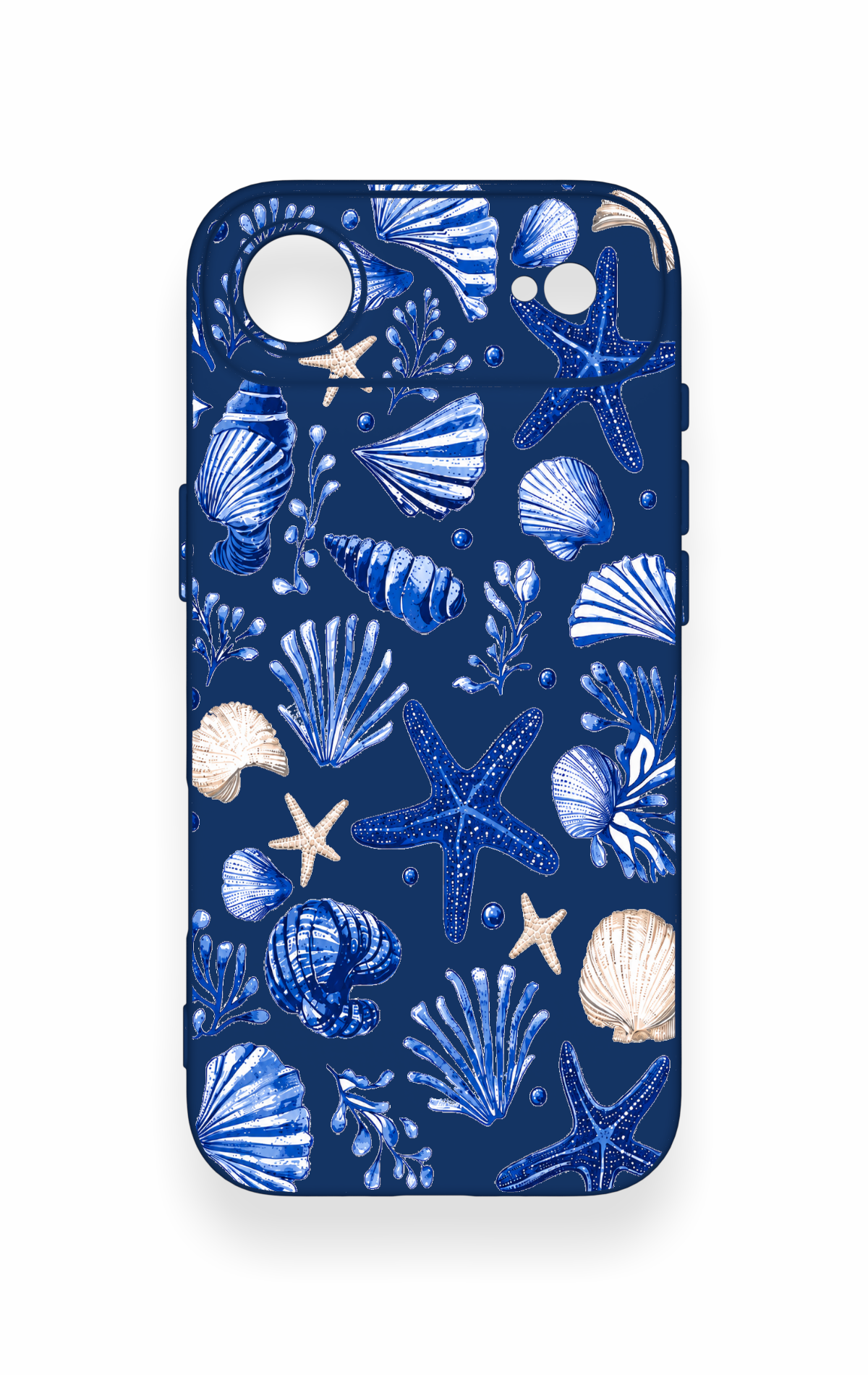 iPhone 17 Air Uyumlu Deniz Kabuğu Desenli Silikon Kılıf