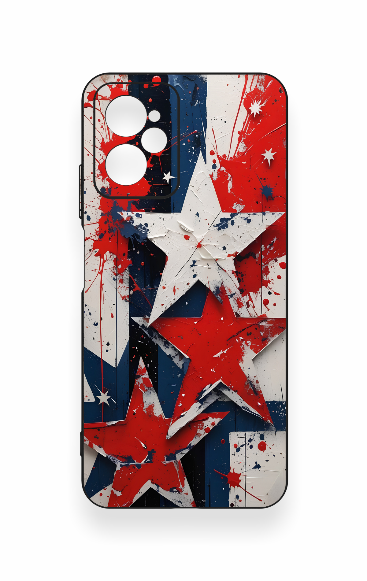 Casper Via X30 Uyumlu Star Flag Desenli Silikon Kılıf