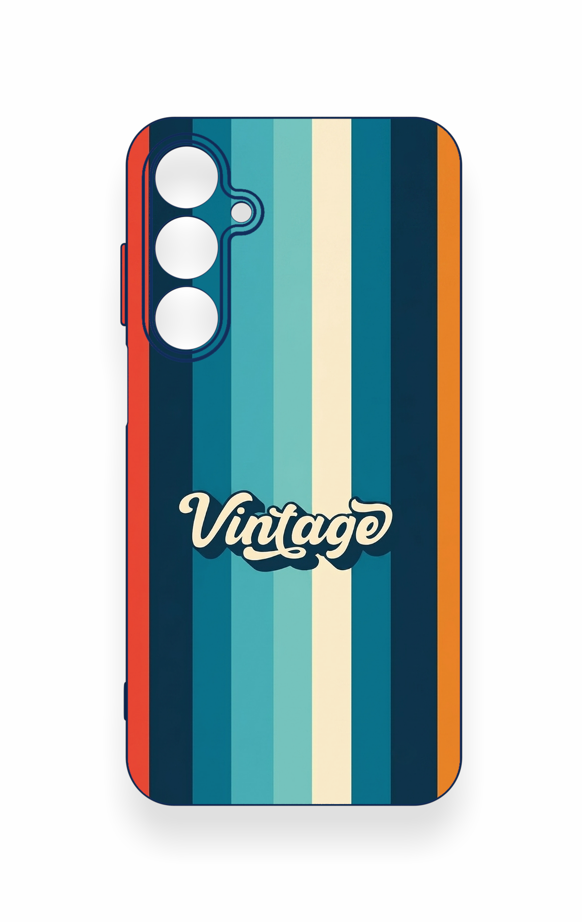 Samsung A55 Uyumlu Vintage Desenli Silikon Kılıf