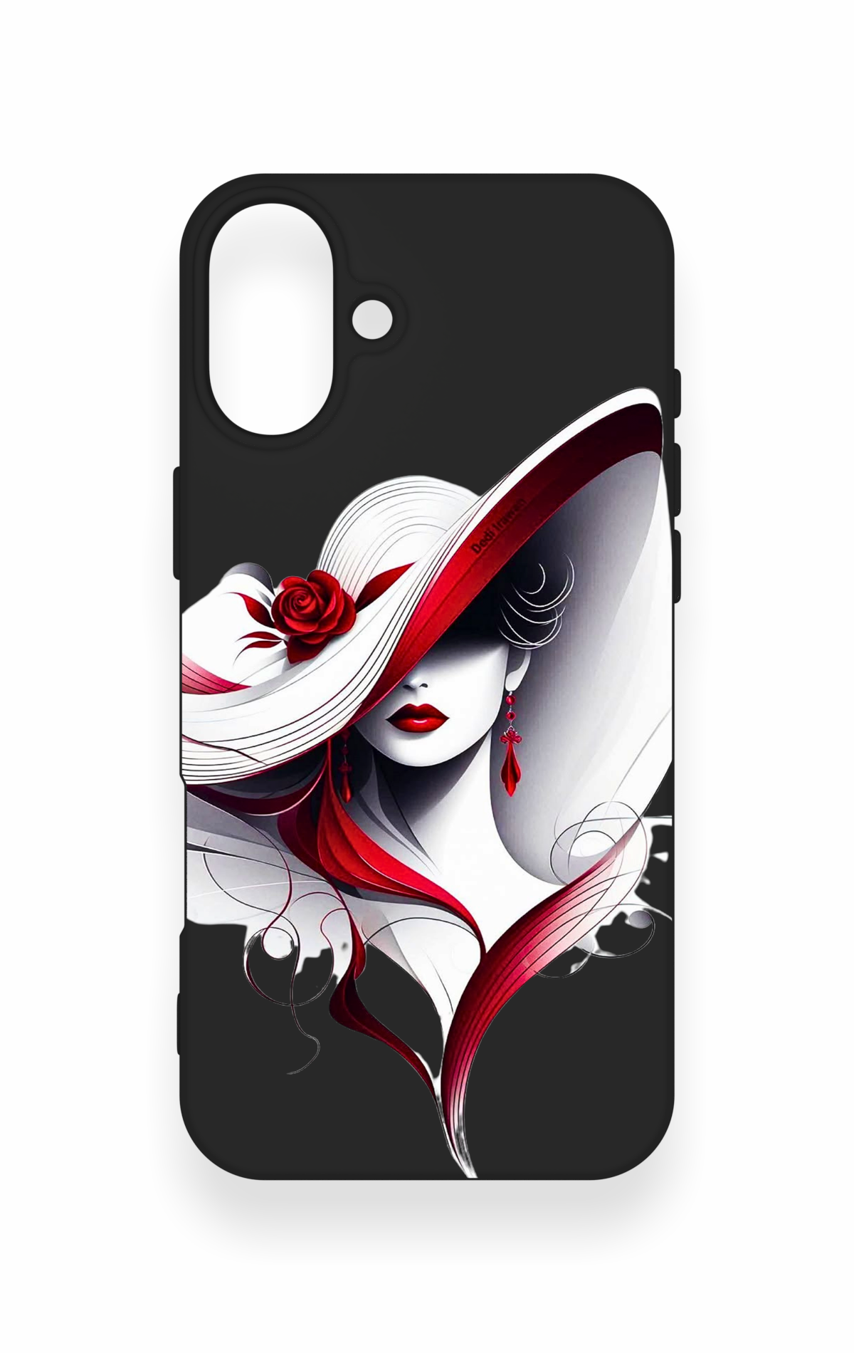 iPhone 16 Plus Uyumlu Matmazel Desenli Silikon Kılıf
