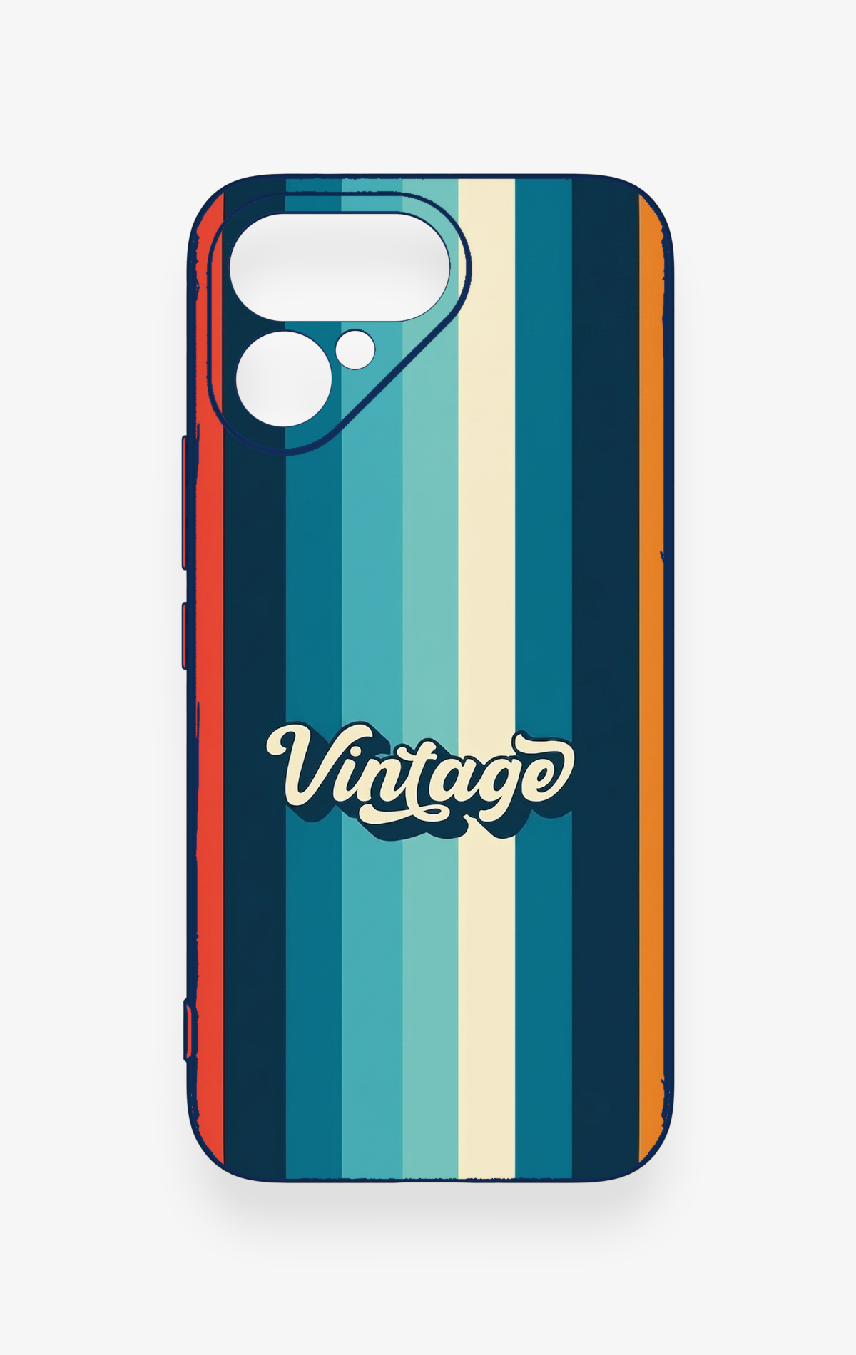 Tecno Pova Curve 2 Uyumlu Vintage Desenli Silikon Kılıf